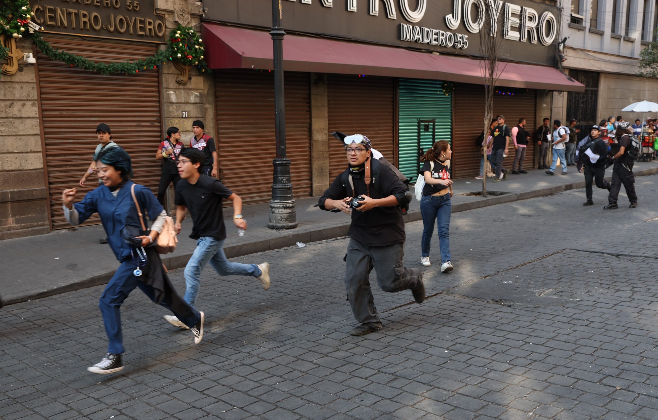 Marcha Generación Z. Fotografía: Benjamín Flores.