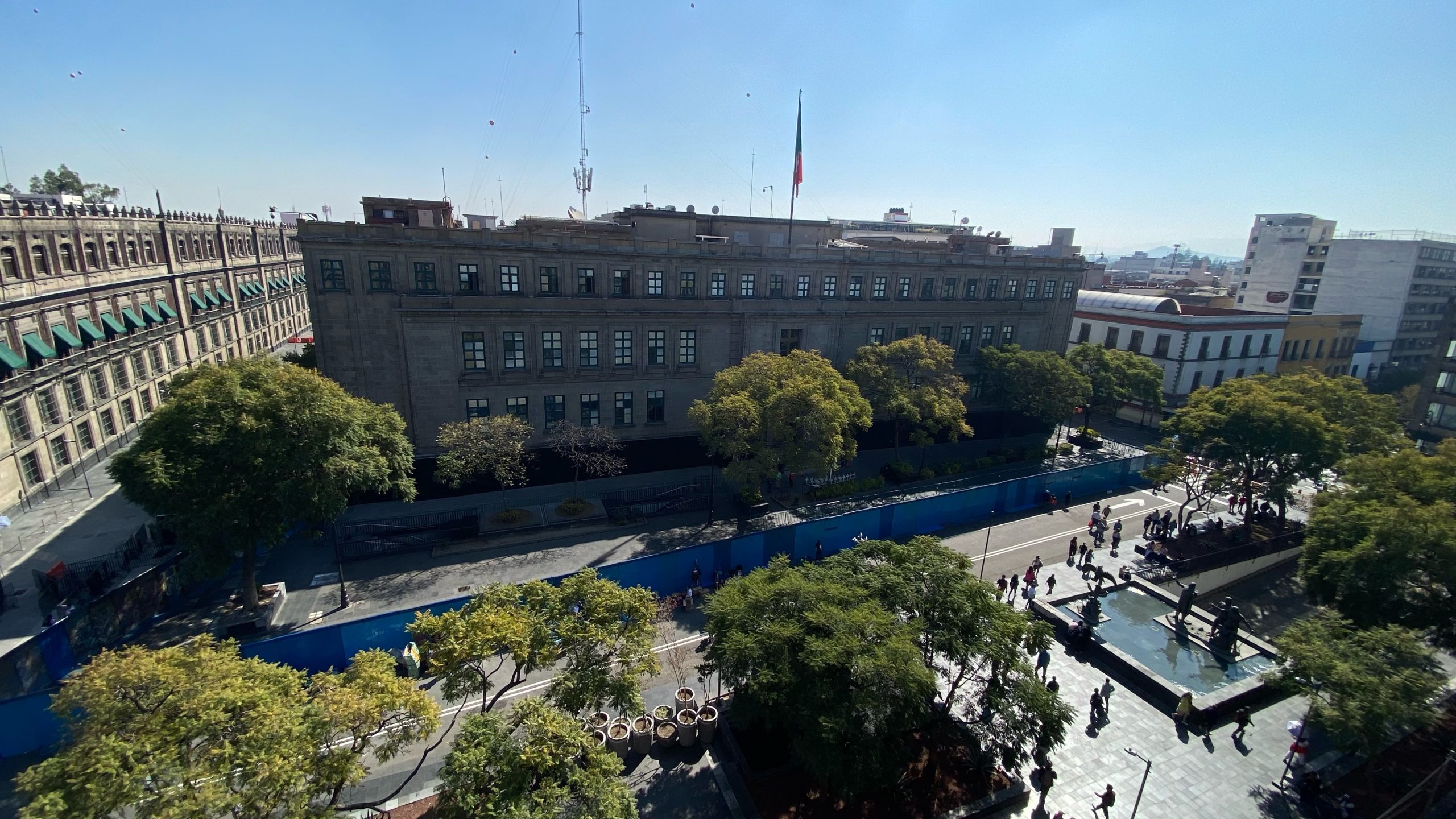 Vallas en el Centro Histórico. Fotografía: La Isabel.