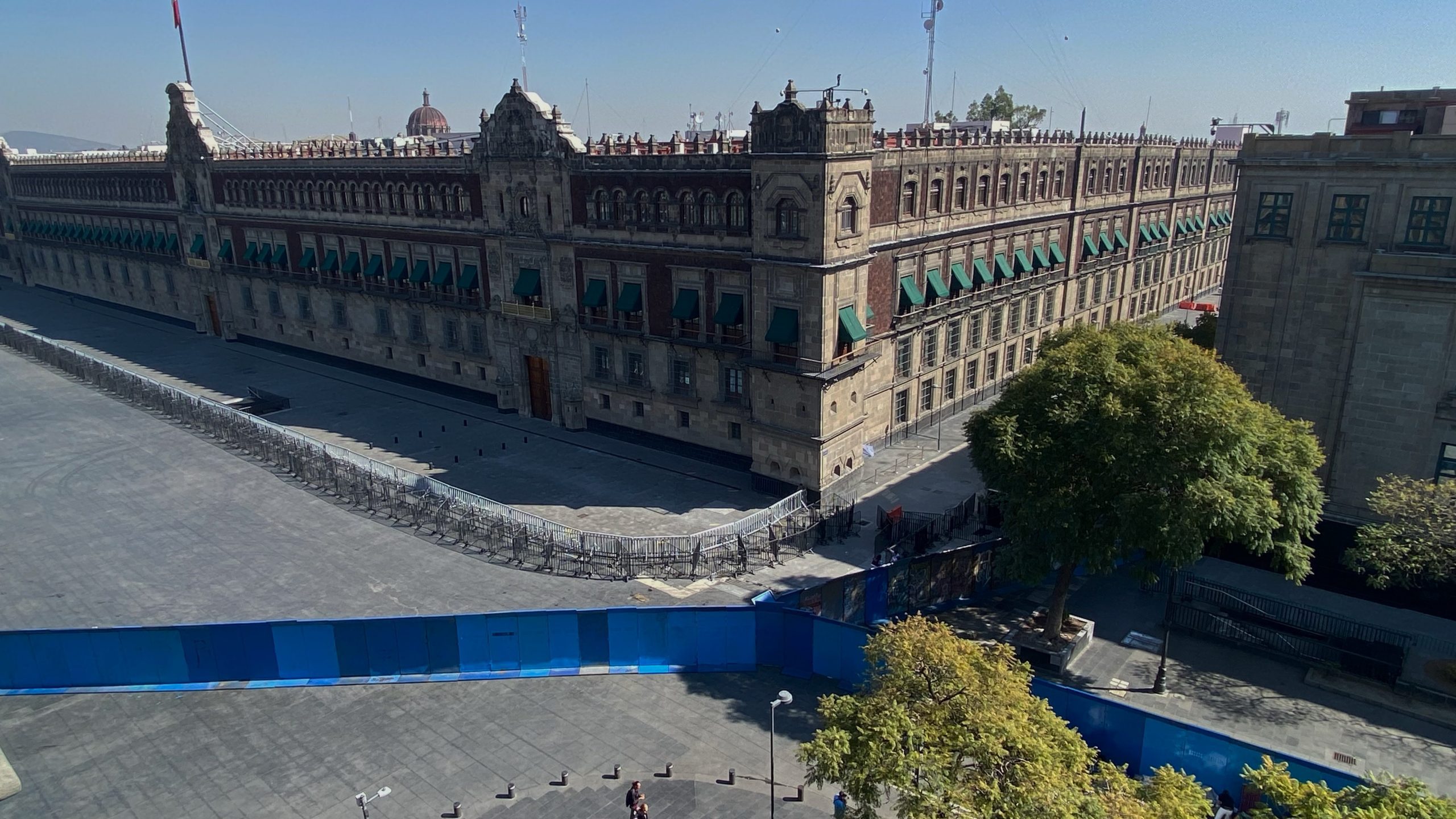 Vallas en el Centro Histórico. Fotografía: La Isabel.