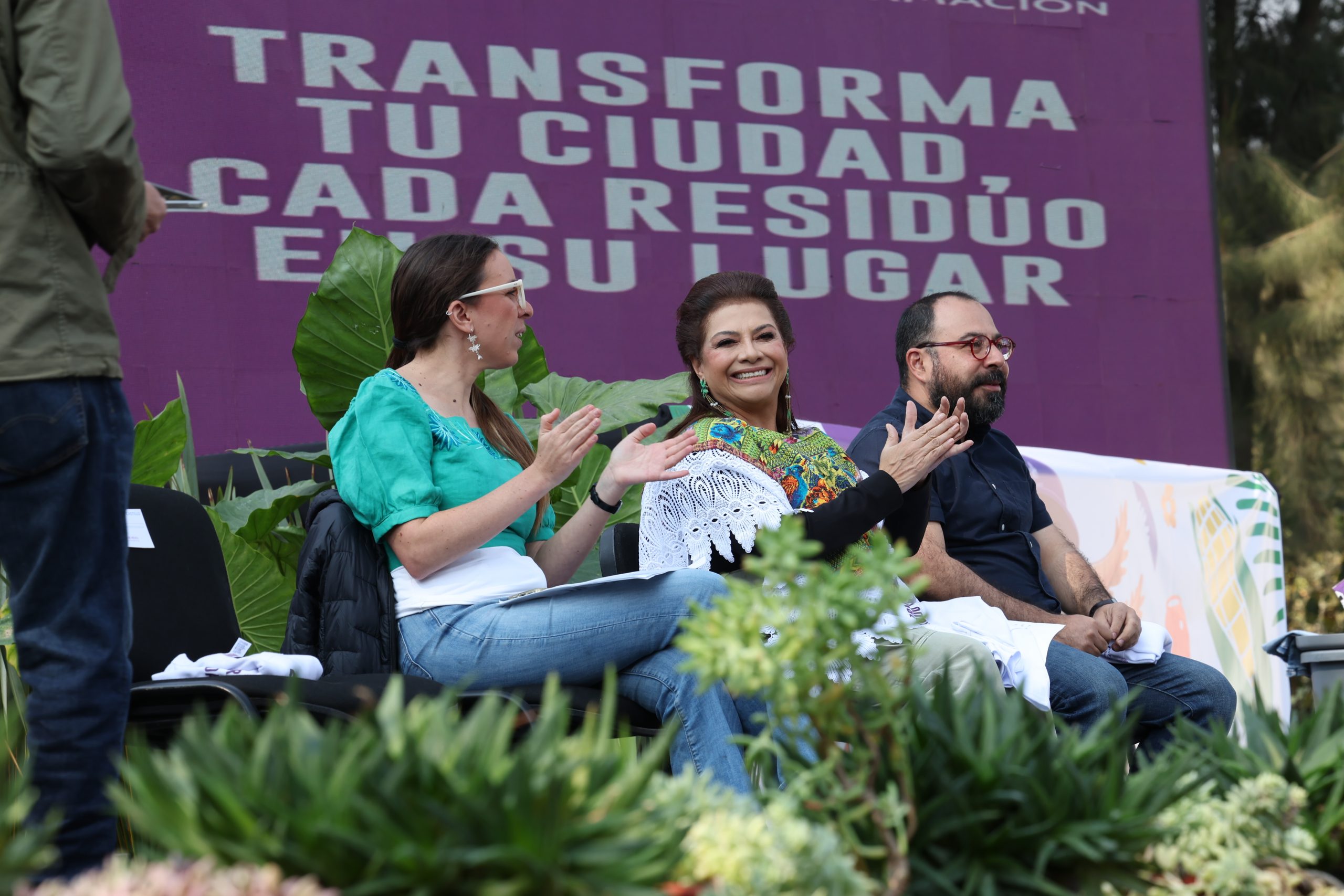 Presenta Clara Brugada Campaña: “Transforma tu Ciudad, cada residuo en su lugar”. Fotografía: La Isabel.