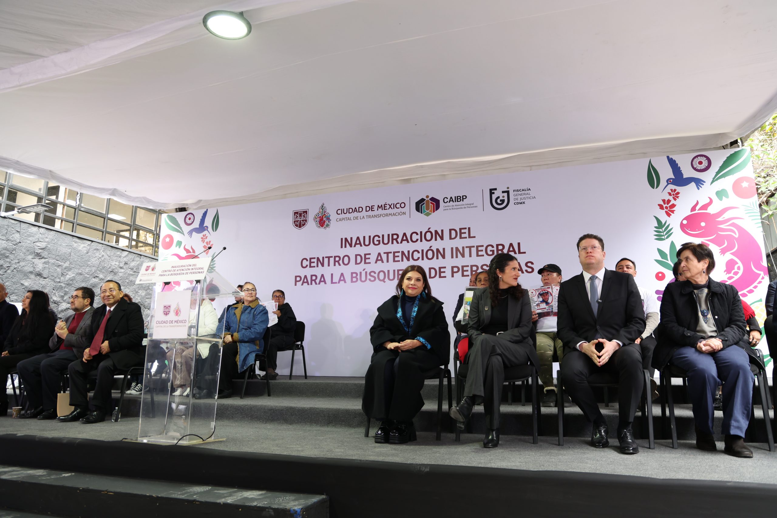 Inaugura Clara Brugada Centro de Atención Integral para la Búsqueda de Personas. Fotografía: La Isabel.