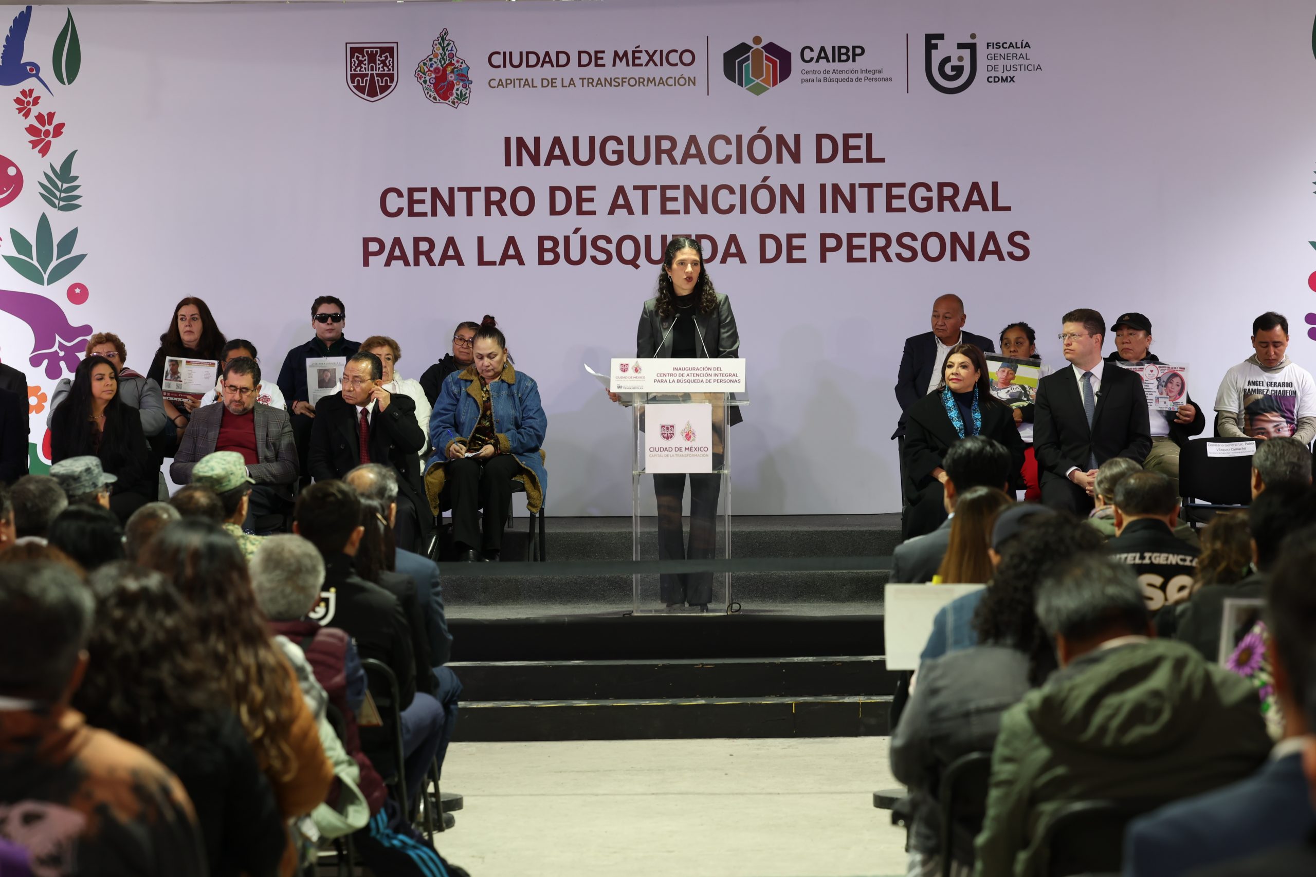 Inaugura Clara Brugada Centro de Atención Integral para la Búsqueda de Personas. Fotografía: La Isabel.