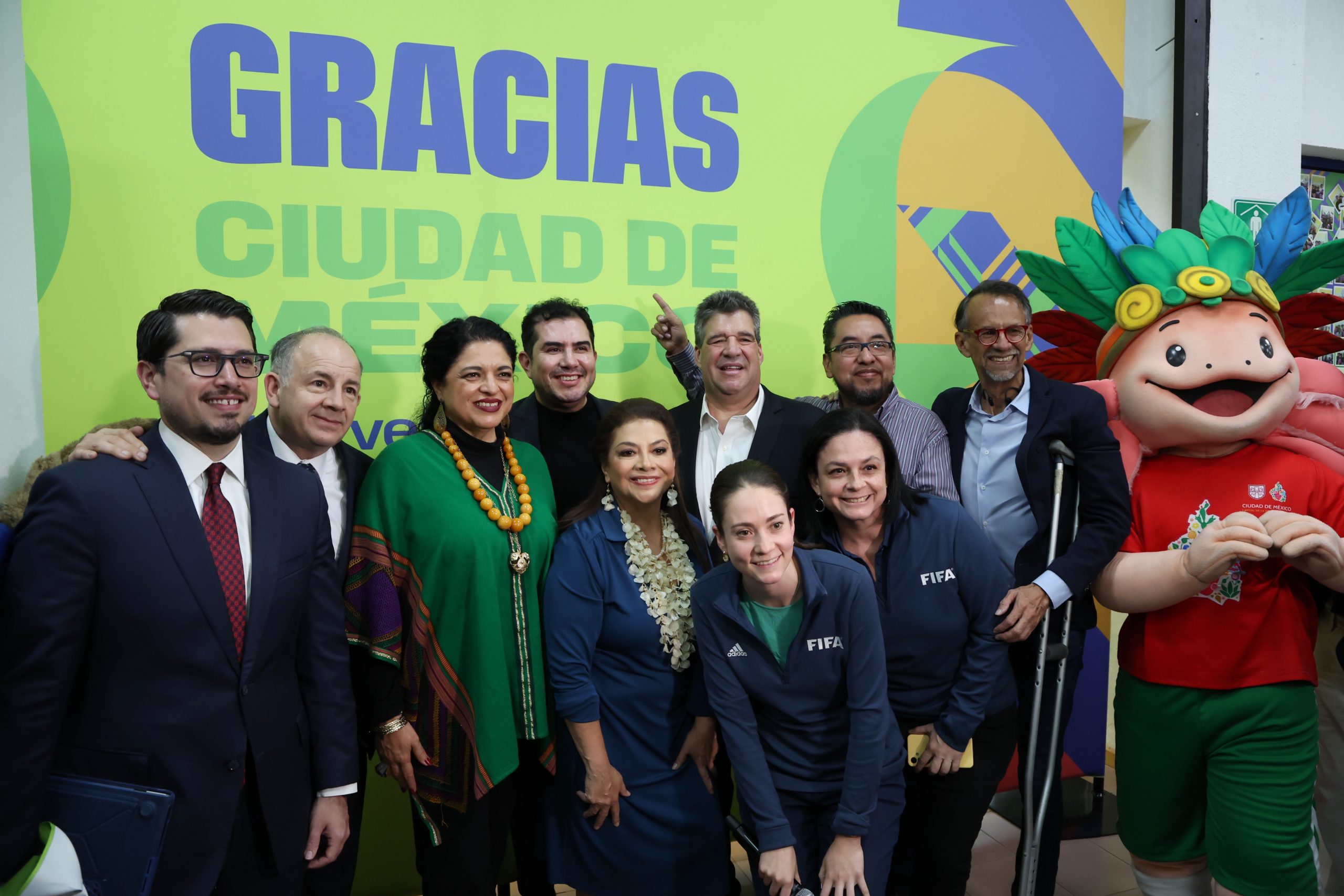 Inauguración del Centro de Voluntariado de la FIFA CDMX rumbo a la Copa Mundial de Futbol 2026. Fotografía: La Isabel.