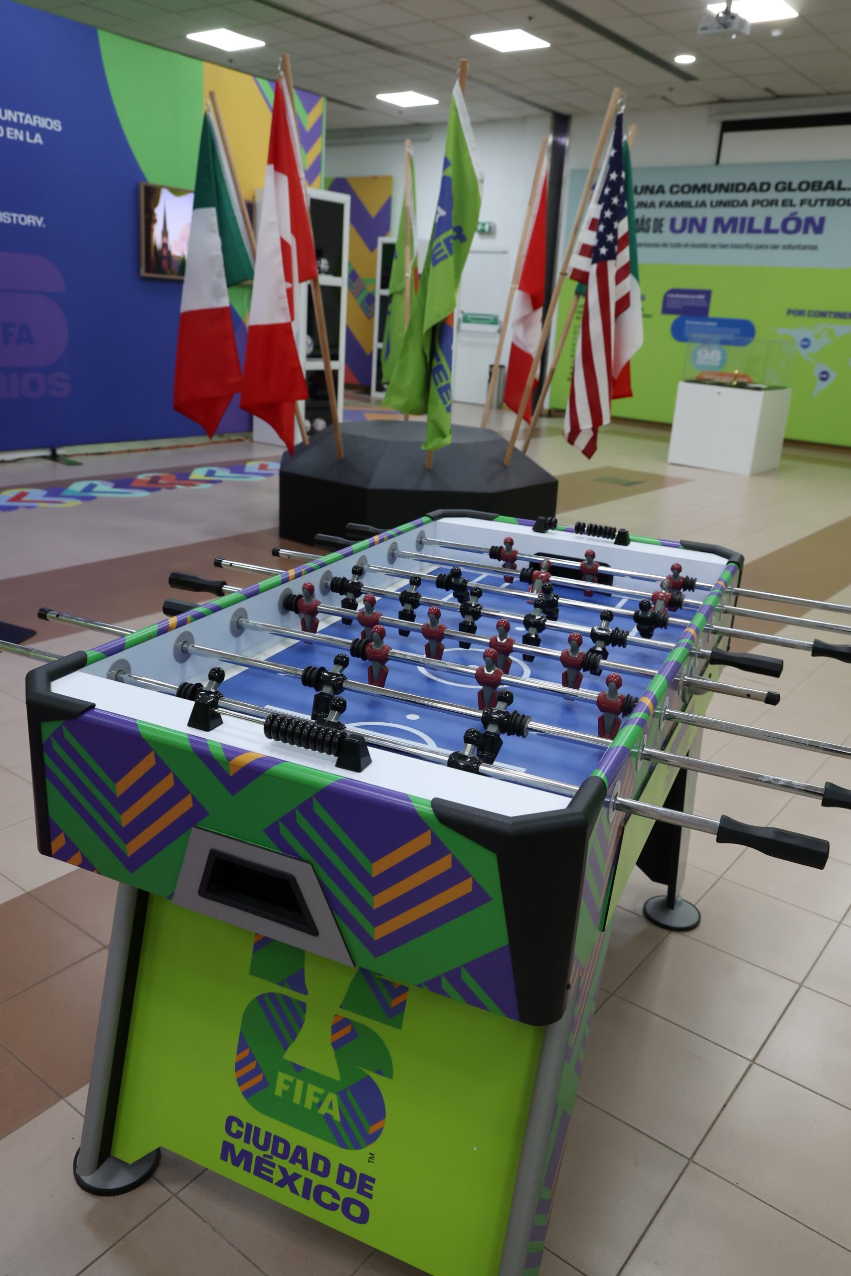 Inauguración del Centro de Voluntariado de la FIFA CDMX rumbo a la Copa Mundial de Futbol 2026. Fotografía: La Isabel.