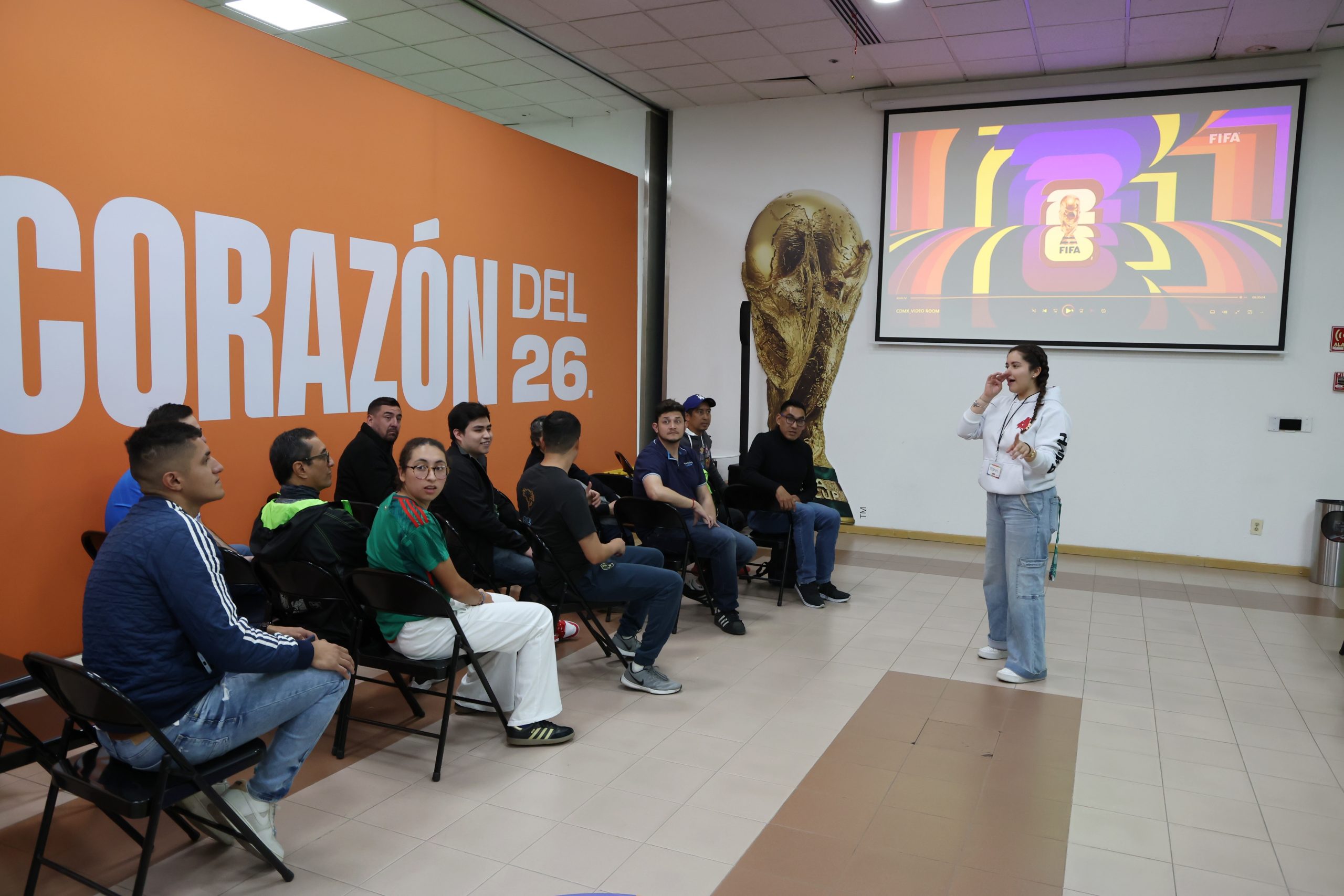 Inauguración del Centro de Voluntariado de la FIFA CDMX rumbo a la Copa Mundial de Futbol 2026. Fotografía: La Isabel.