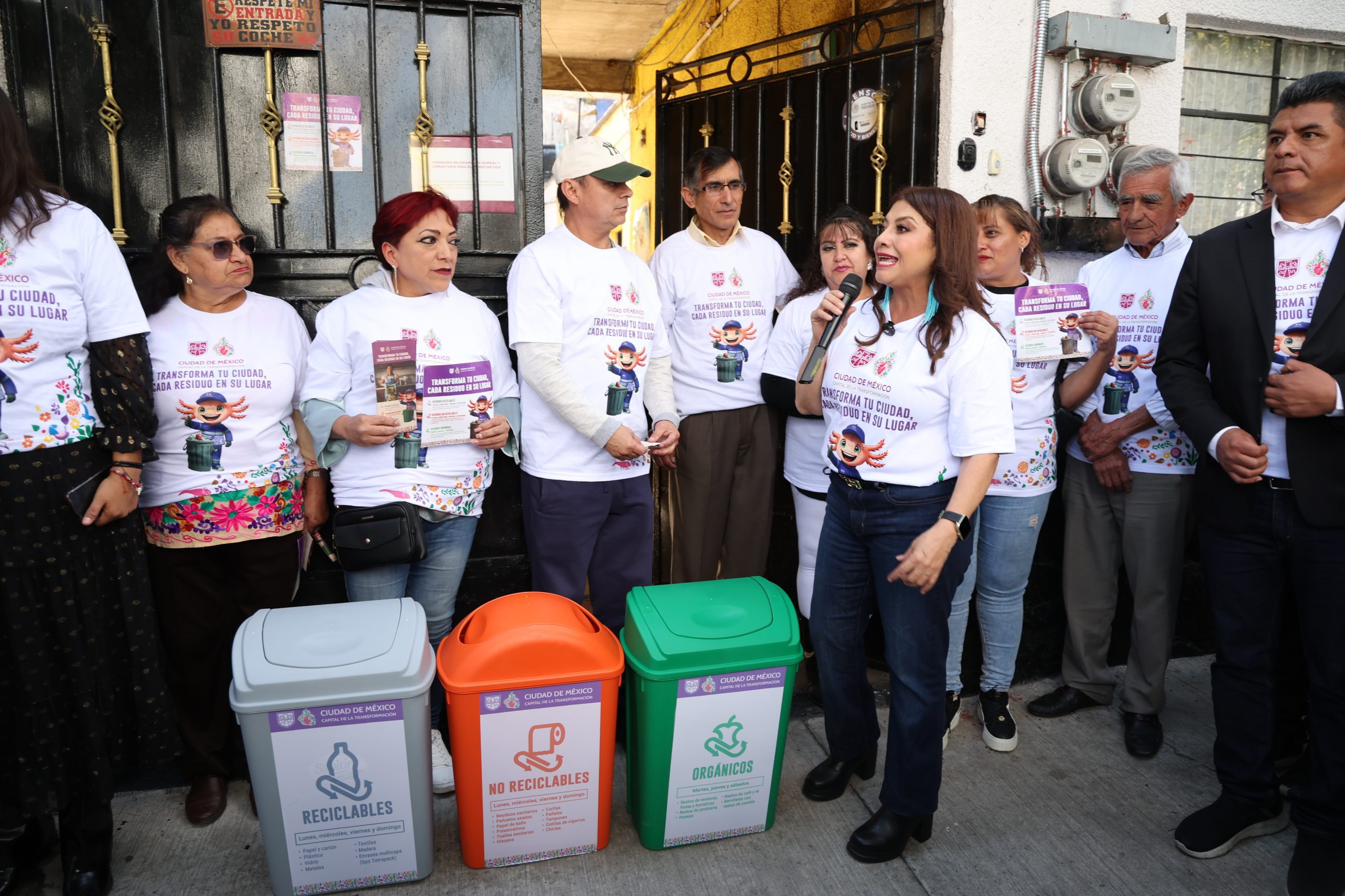 “Transforma tu Ciudad: cada residuo en su lugar”. Fotografía: La Isabel.