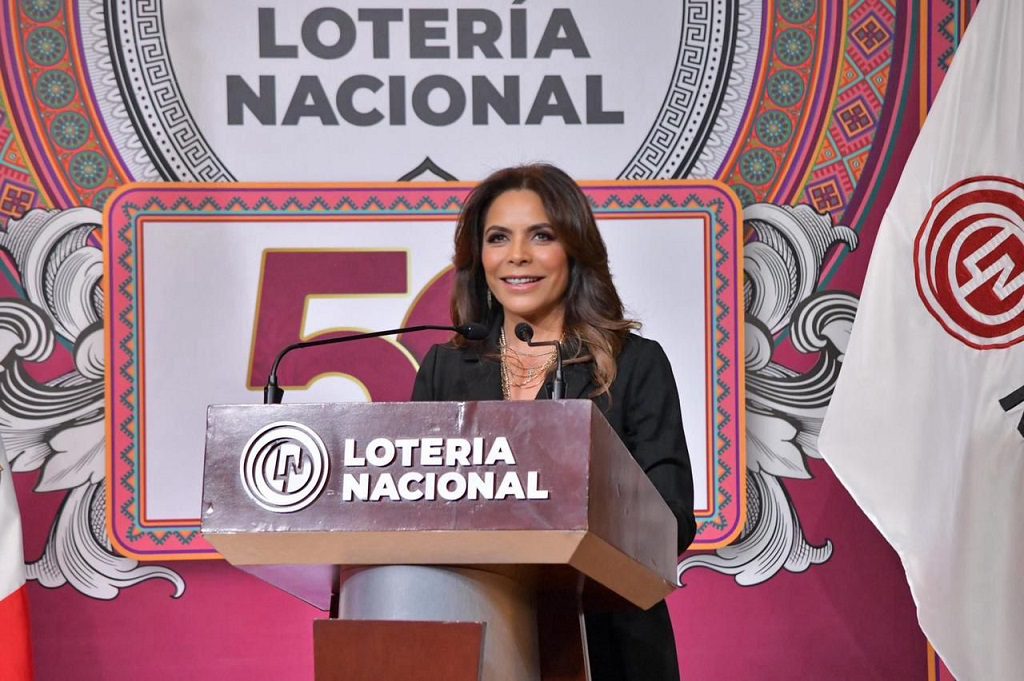Develación del Billete Conmemorativo de la Lotería Nacional por el 50 Aniversario de la Profeco.