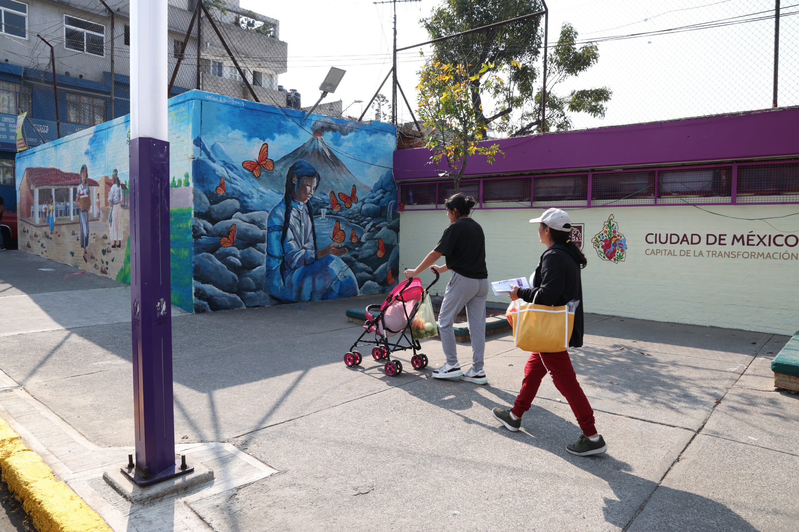 Gobierno Casa por Casa en Pedregal de Santo Domingo, alcaldía Coyoacán. Fotografía: La Isabel.