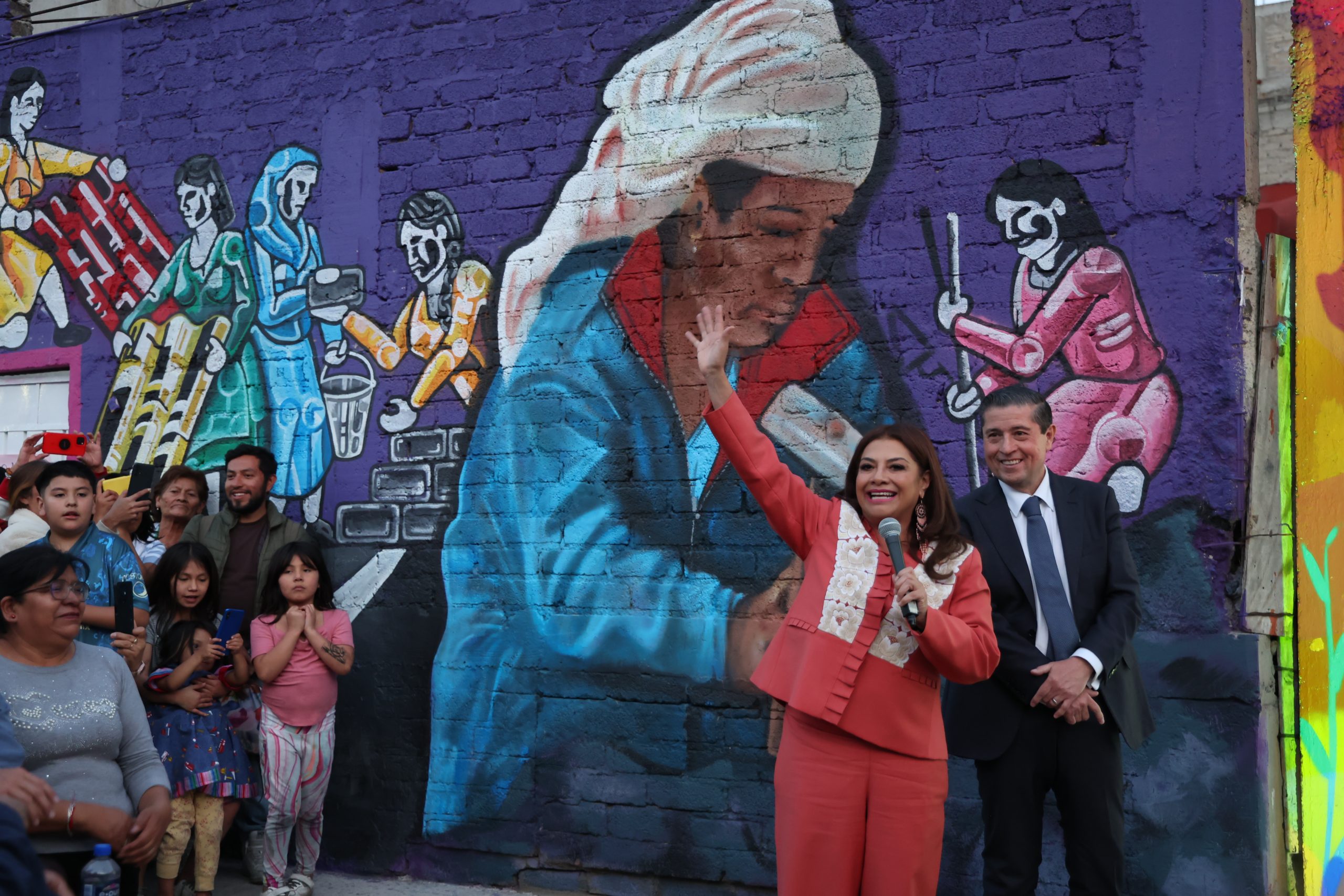 Gobierno Casa por Casa en Pedregal de Santo Domingo, alcaldía Coyoacán. Fotografía: La Isabel.
