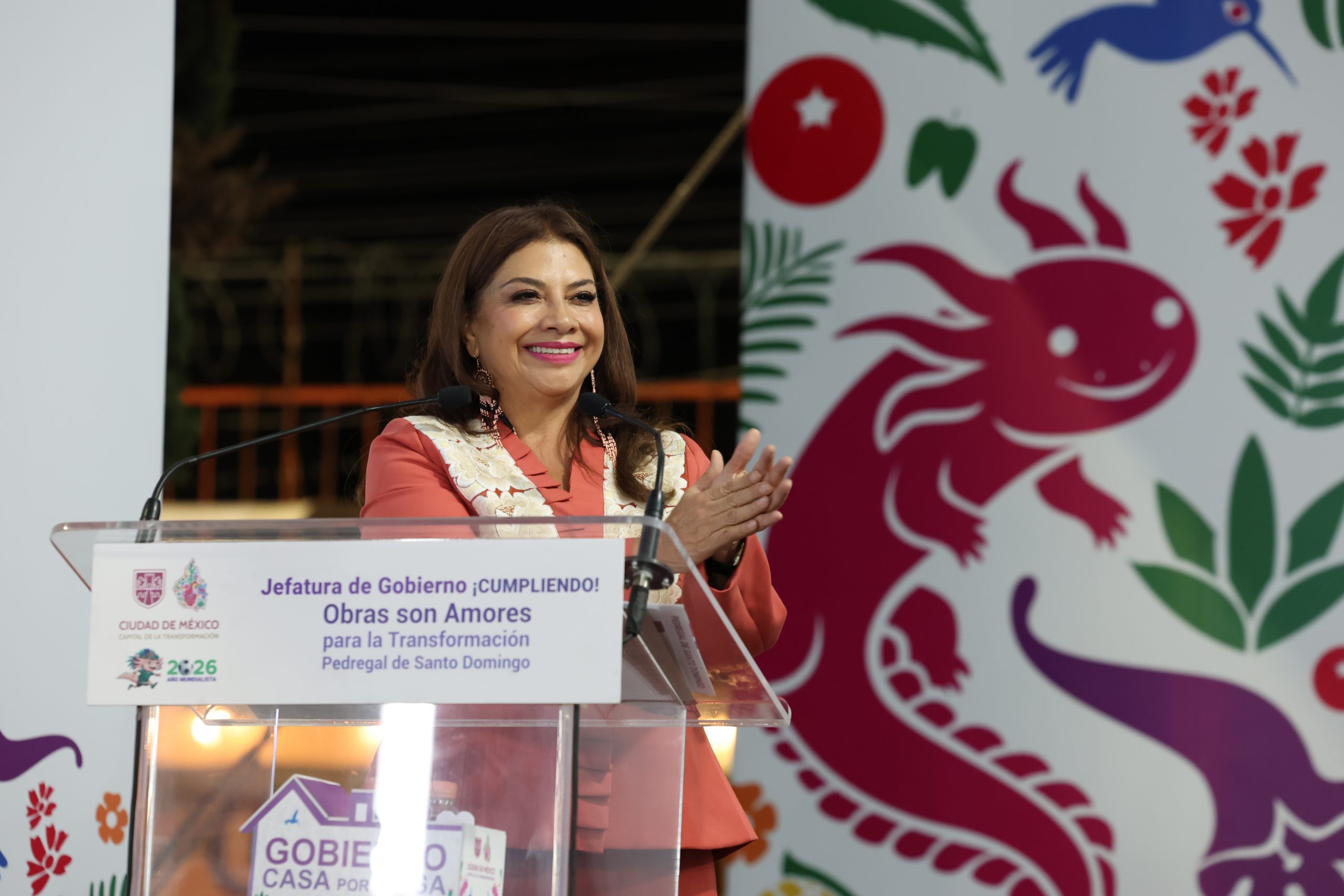 Gobierno Casa por Casa en Pedregal de Santo Domingo, alcaldía Coyoacán. Fotografía: La Isabel.
