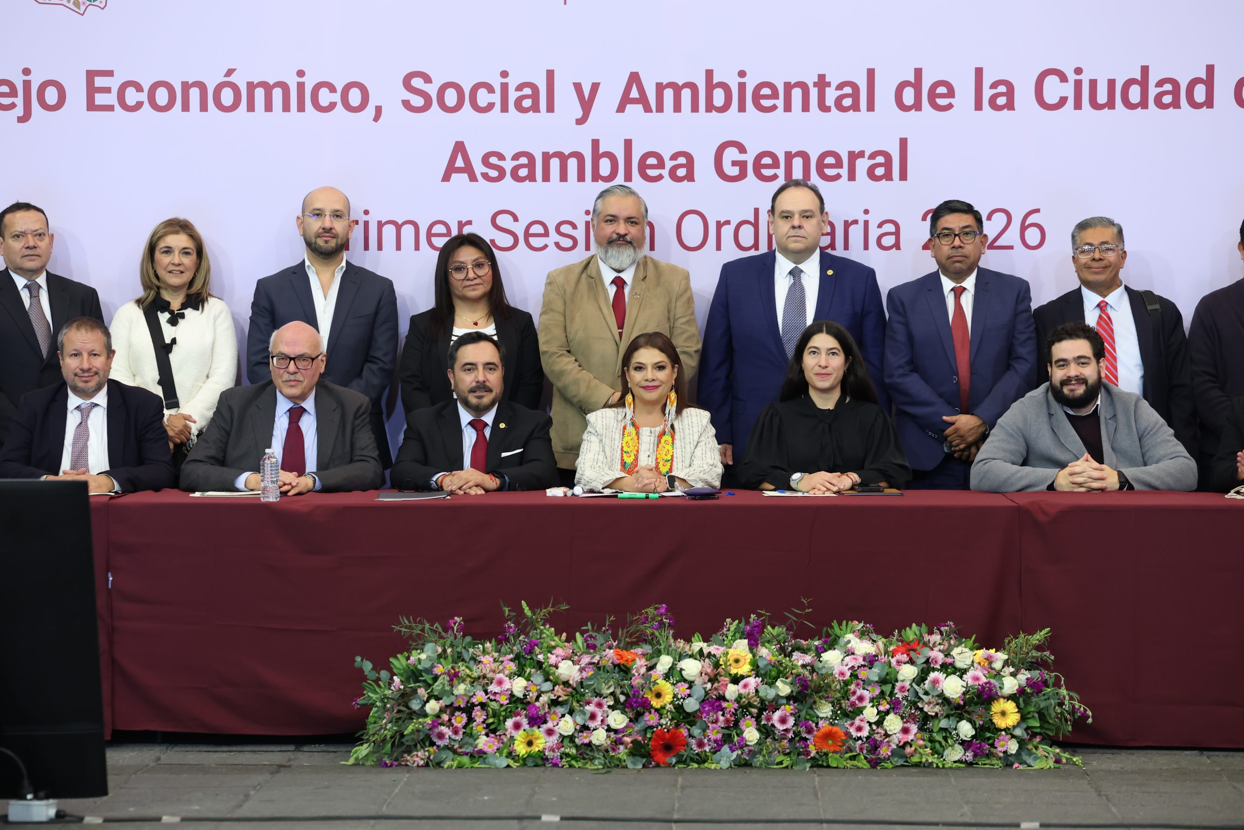 La Jefa de Gobierno, Clara Brugada Molina, presidió la instalación del Consejo Económico, Social y Ambiental (CESA),: Fotografía: La Isabel.