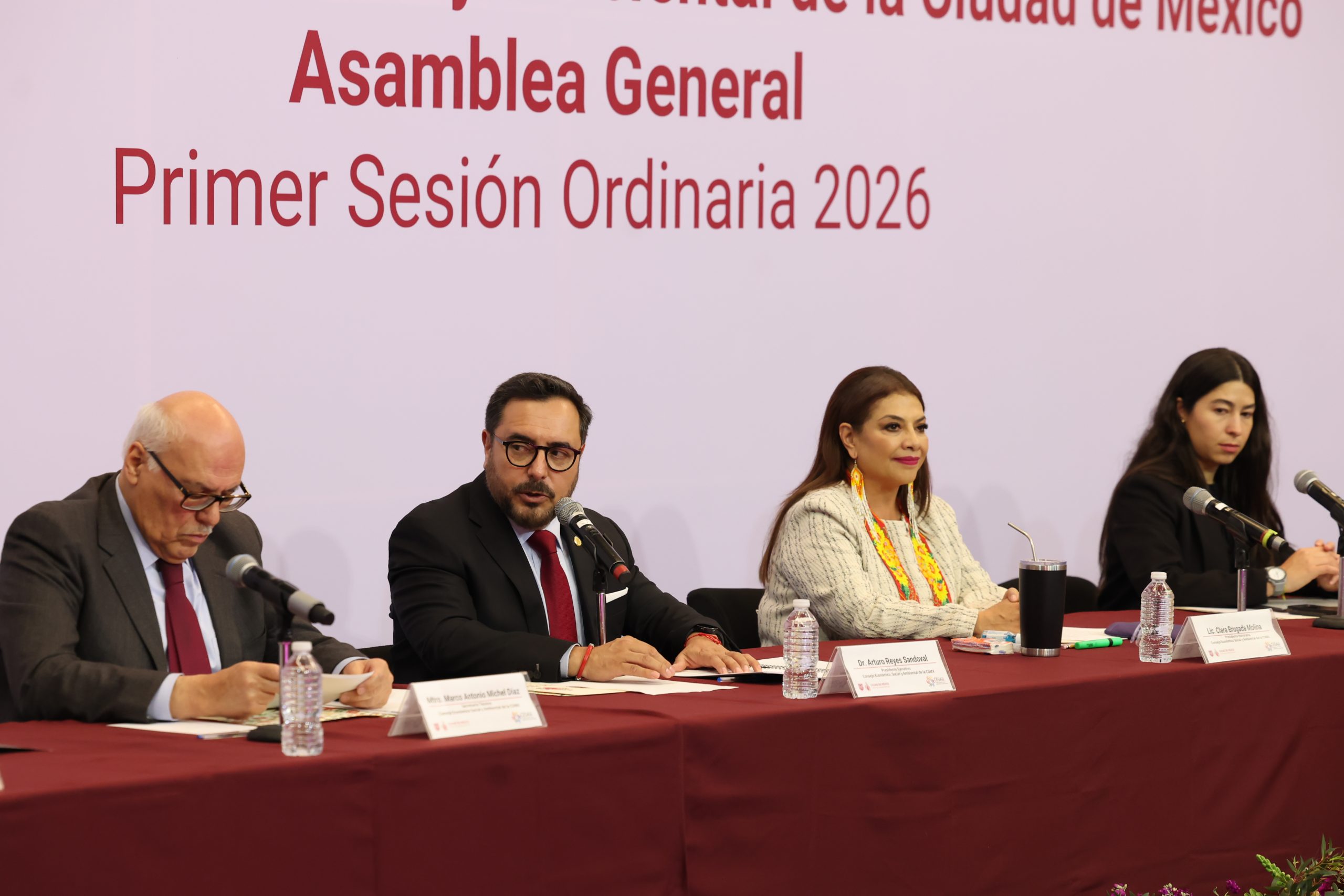 La Jefa de Gobierno, Clara Brugada Molina, presidió la instalación del Consejo Económico, Social y Ambiental (CESA),: Fotografía: La Isabel.