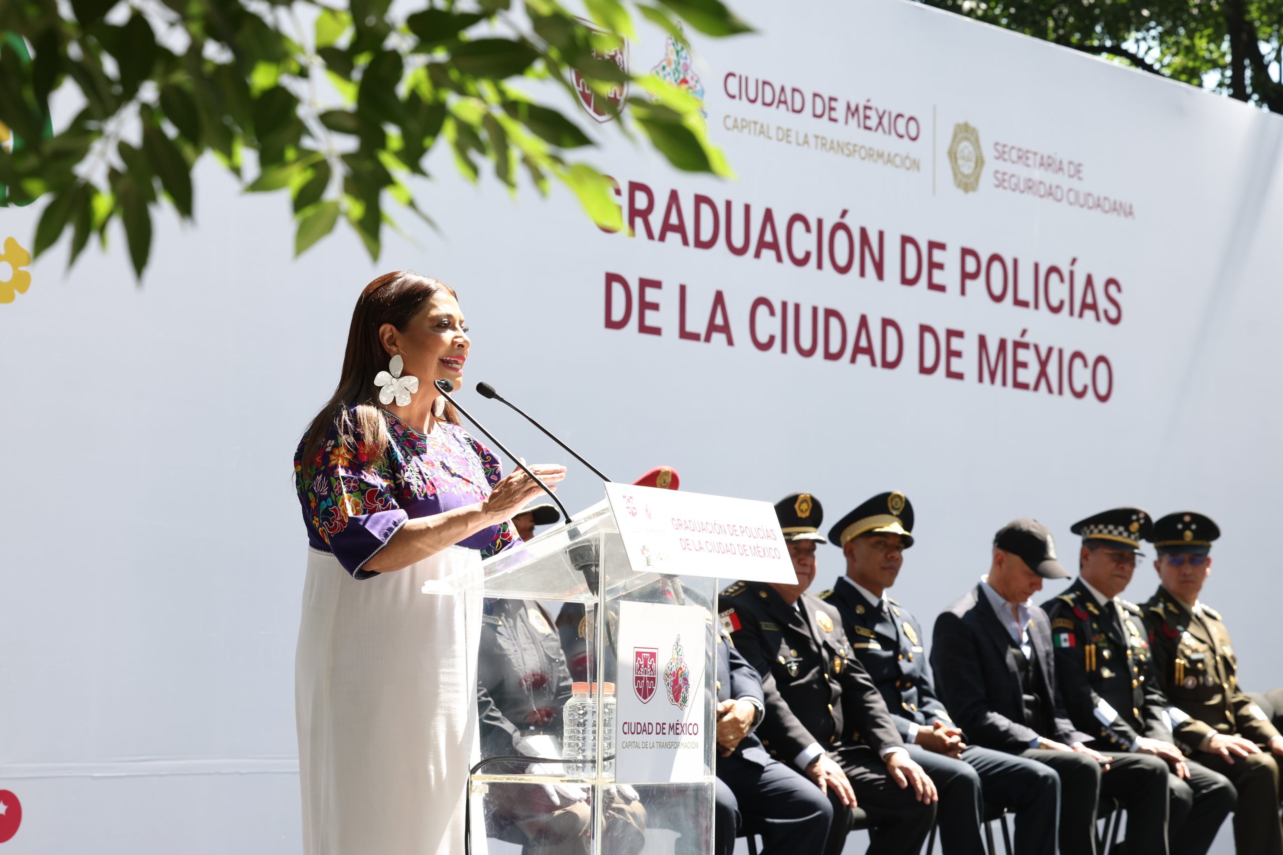 Graduación de Policías de la Ciudad de México. Fotografía: La Isabel.