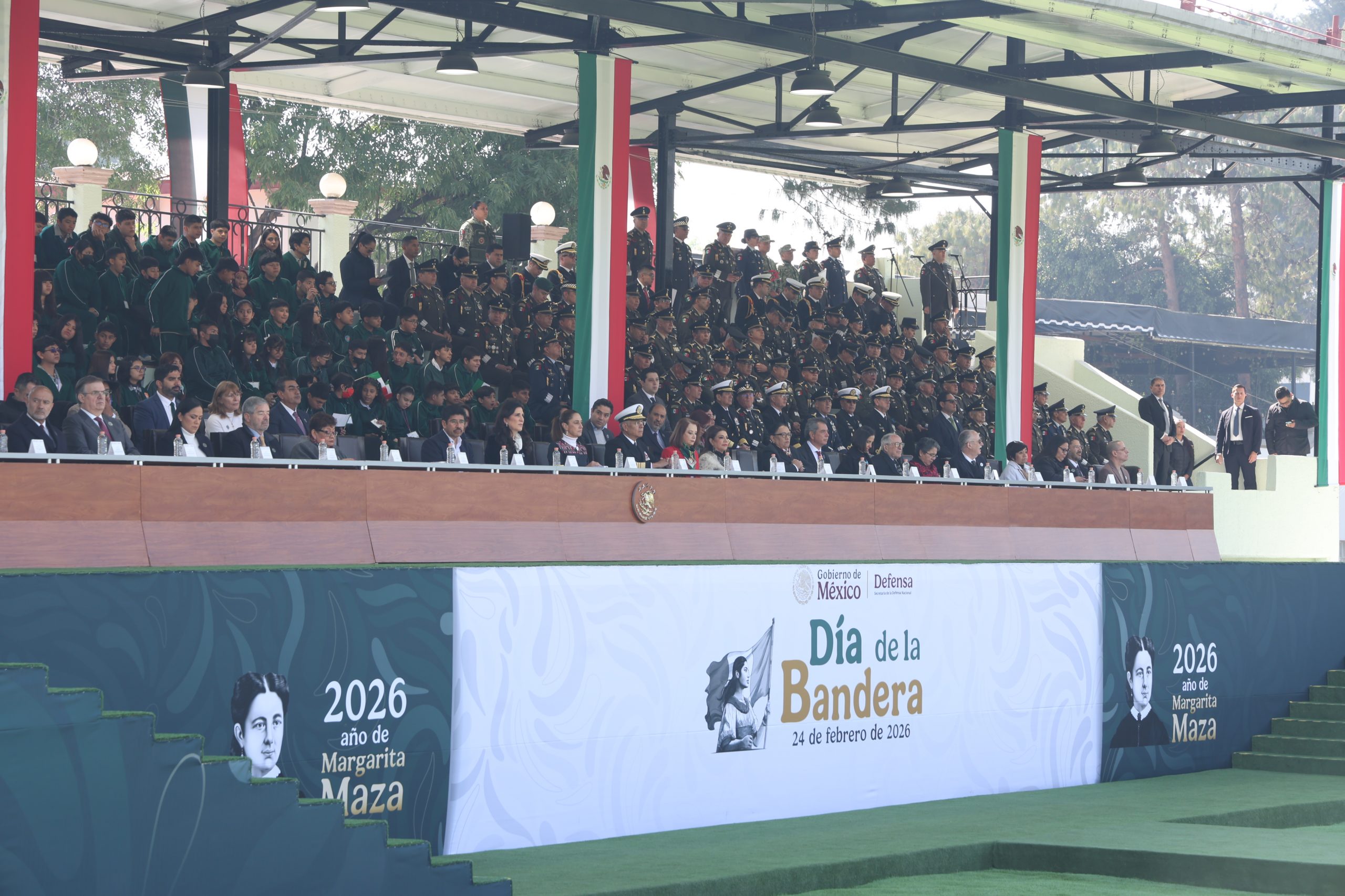 Ceremonia por el Día de la Bandera. Fotografía: La Isabel.