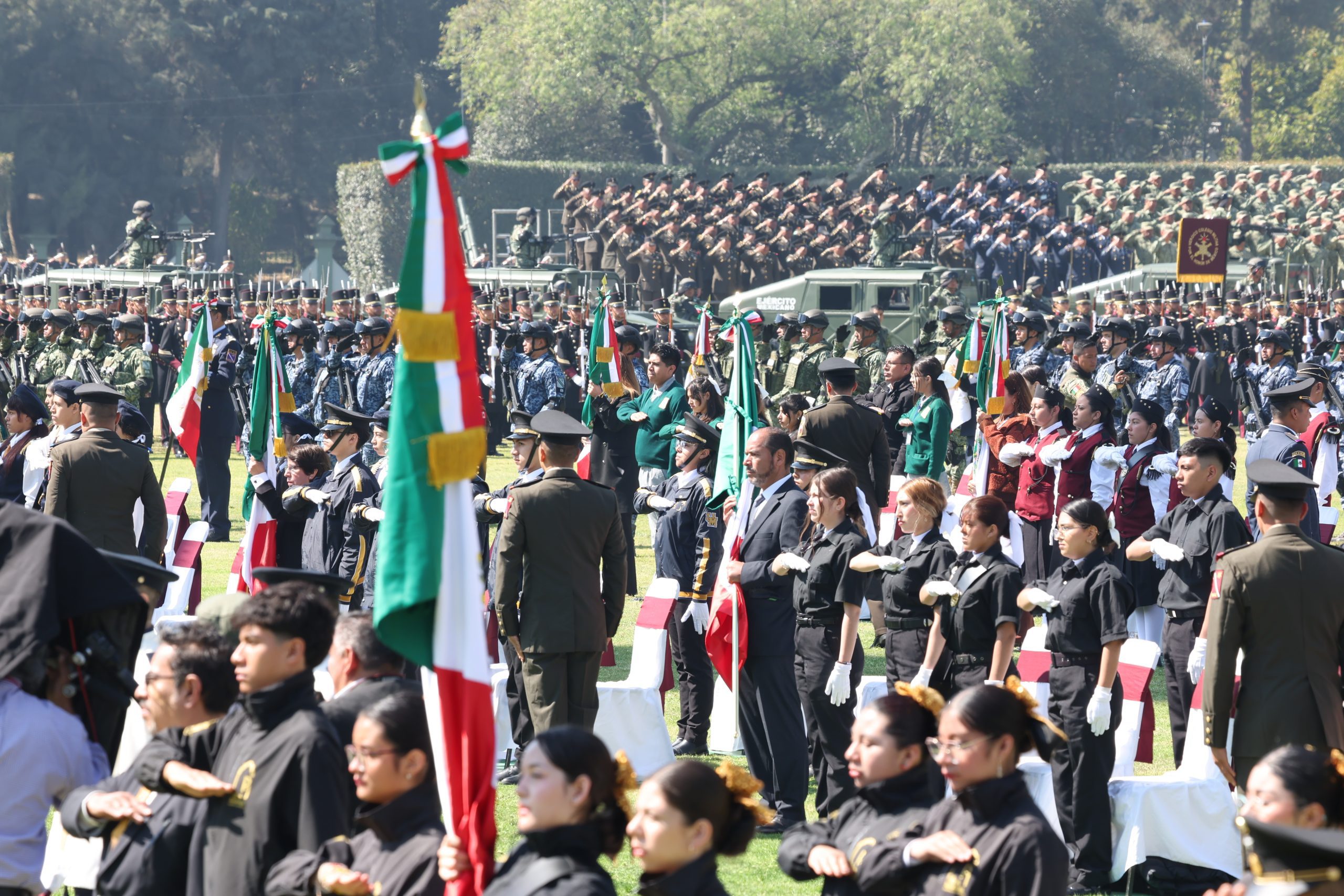 Ceremonia por el Día de la Bandera. Fotografía: La Isabel.