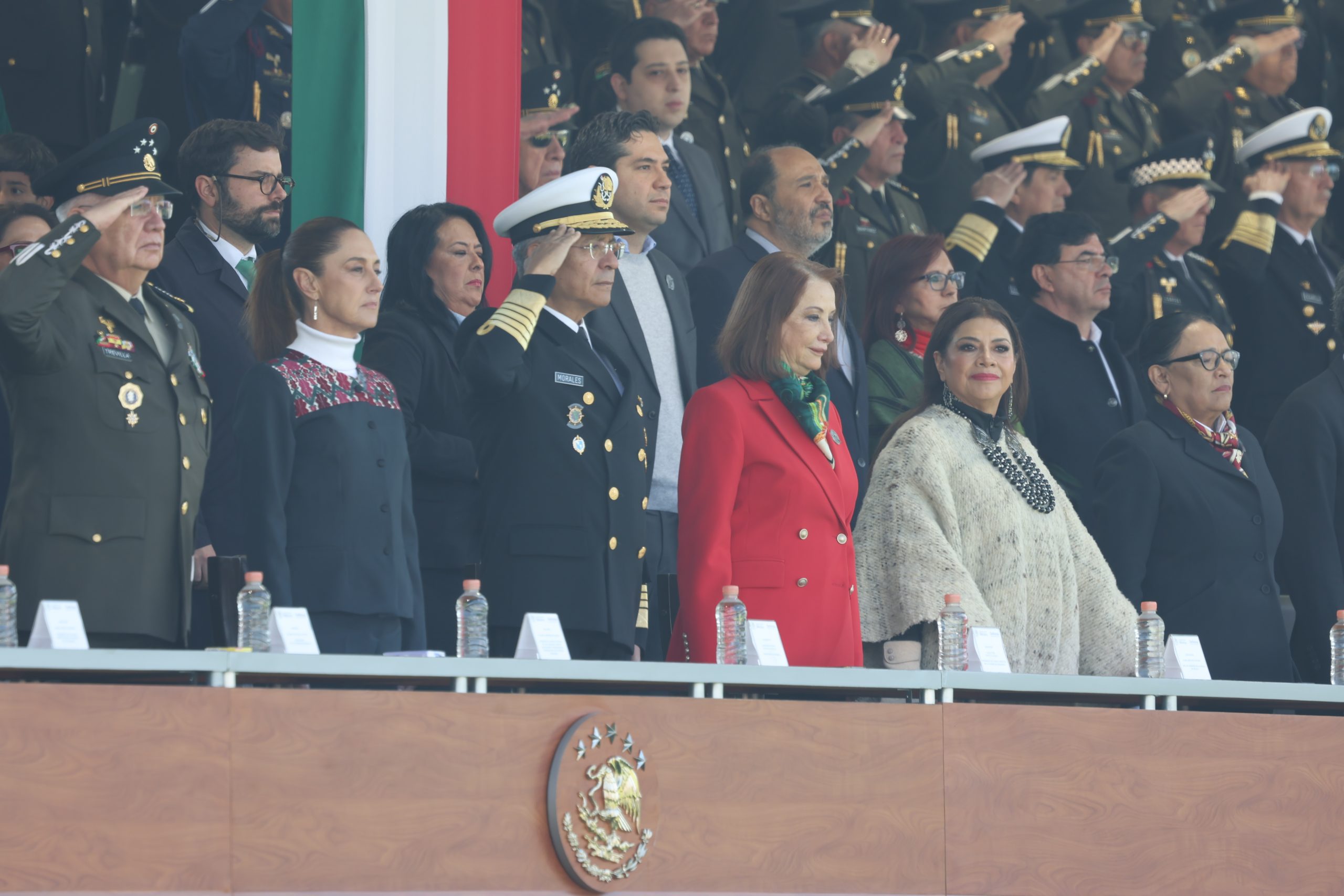 Ceremonia por el Día de la Bandera. Fotografía: La Isabel.