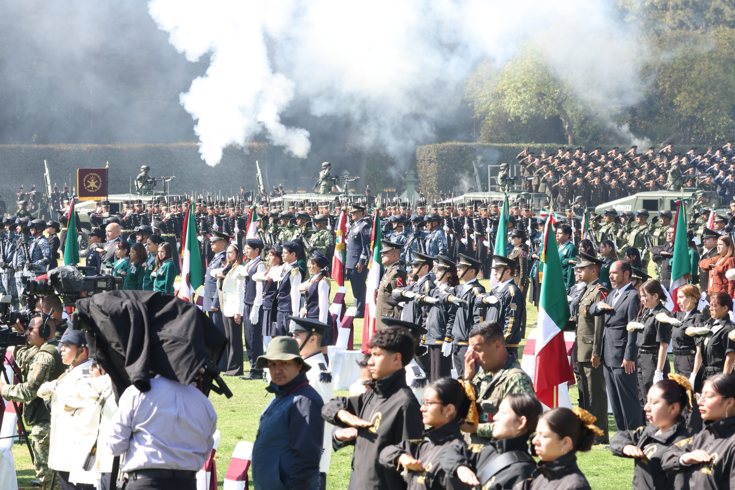 Ceremonia por el Día de la Bandera. Fotografía: La Isabel.