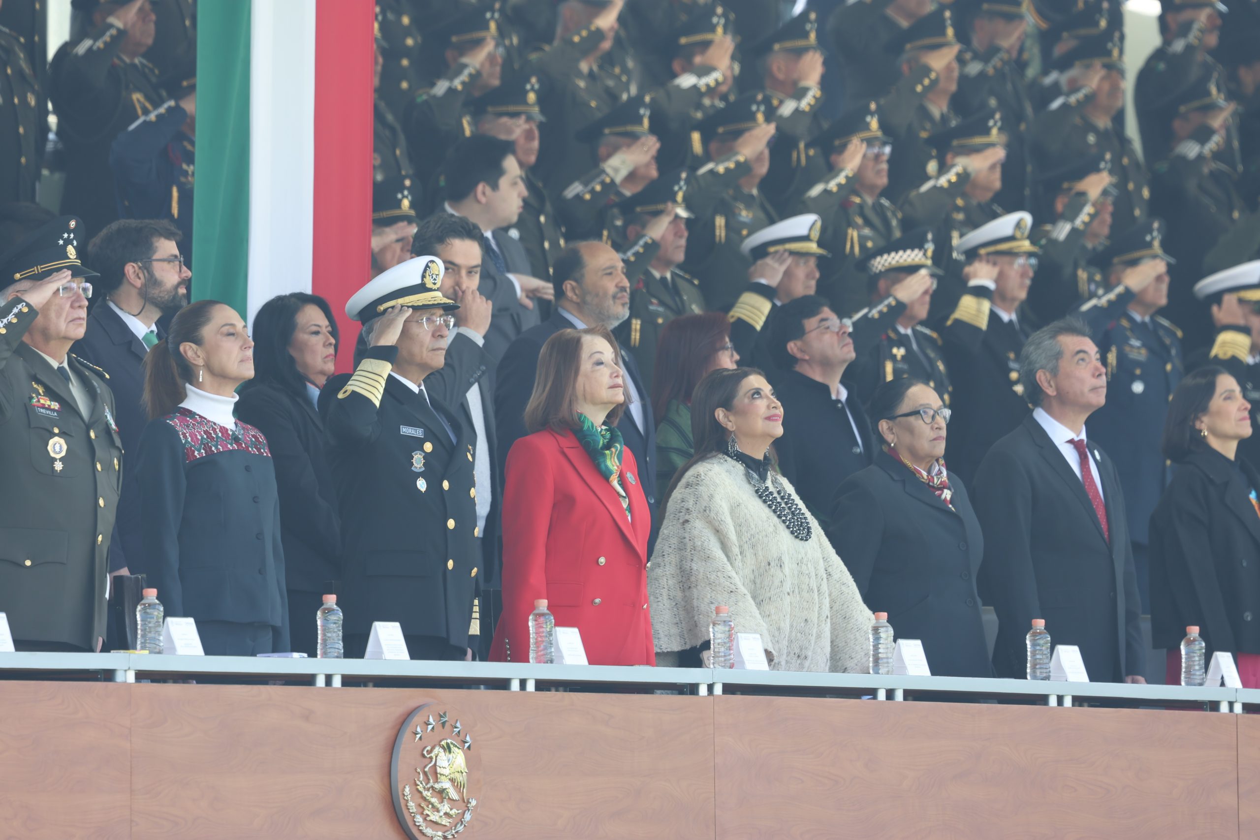Ceremonia por el Día de la Bandera. Fotografía: La Isabel.