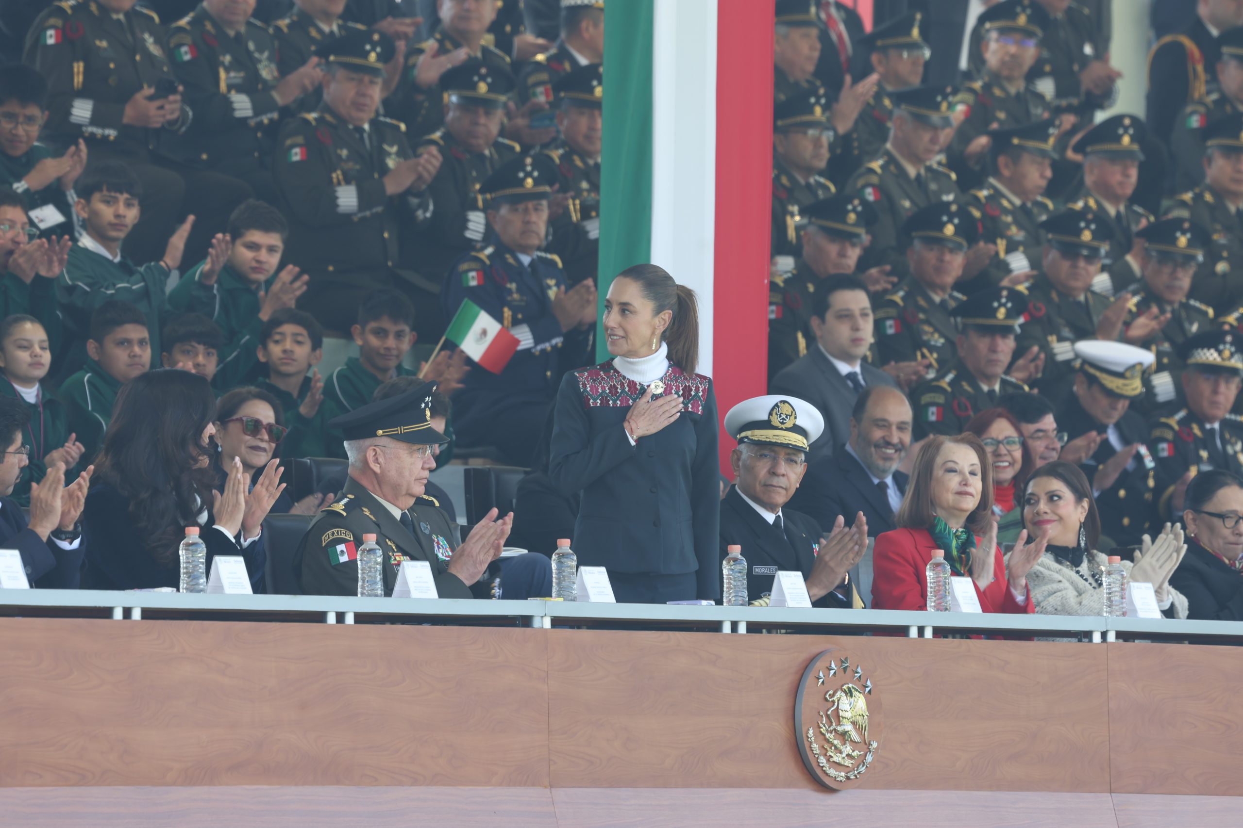 Ceremonia por el Día de la Bandera. Fotografía: La Isabel.