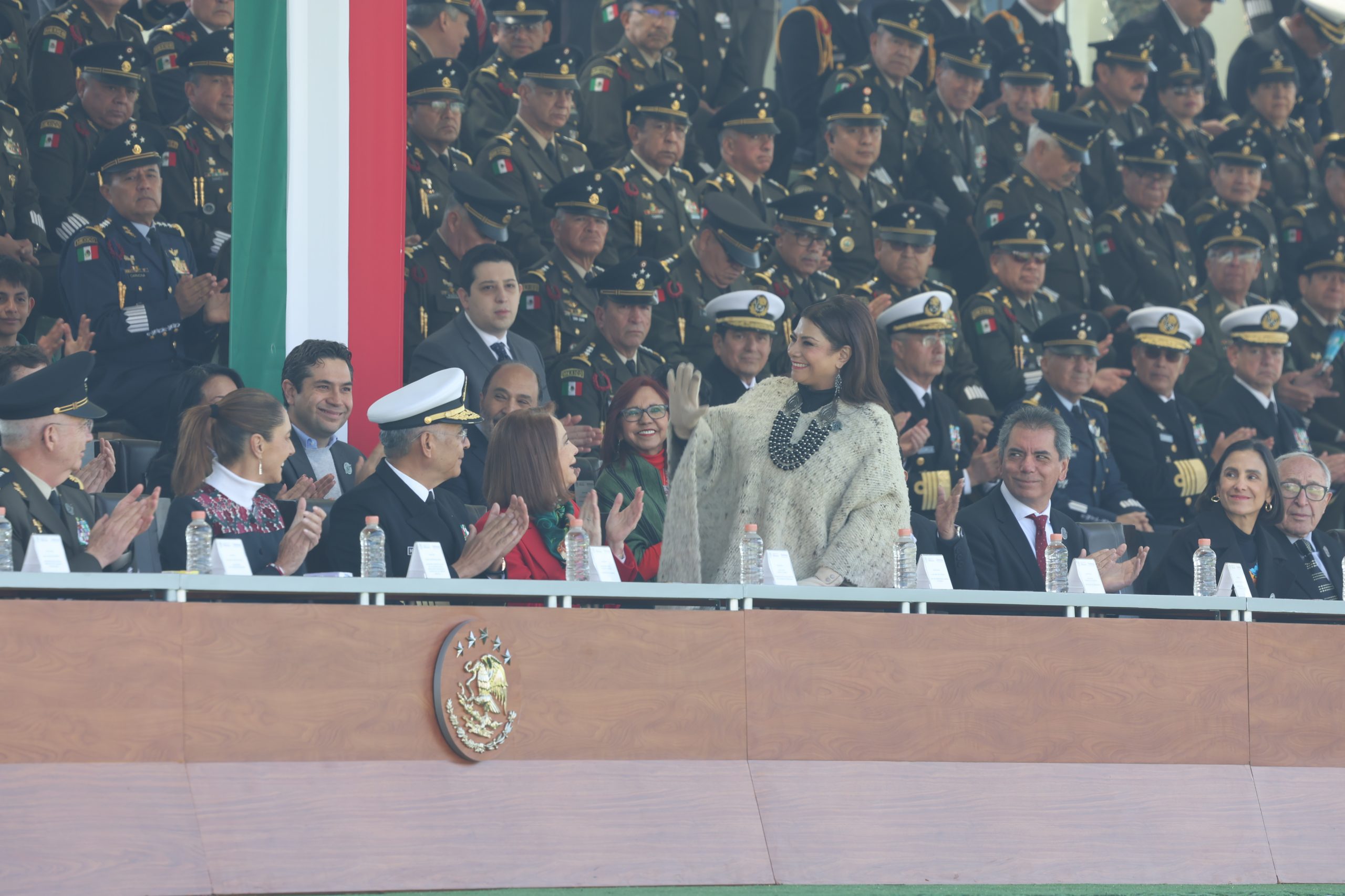 Ceremonia por el Día de la Bandera. Fotografía: La Isabel.