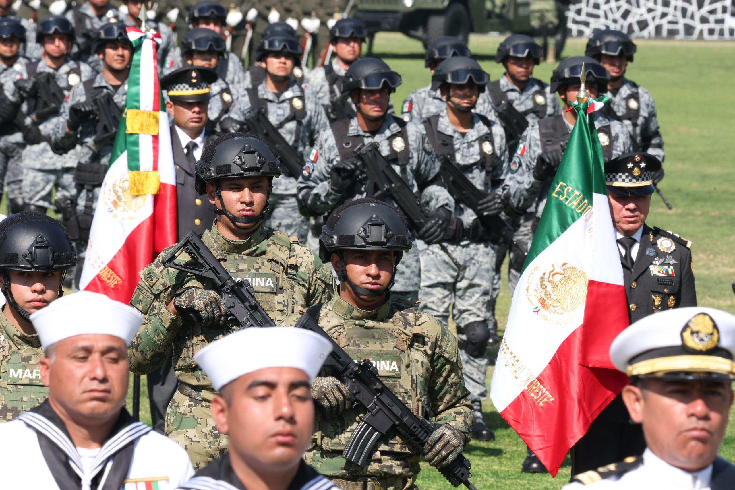 Ceremonia por el Día de la Bandera. Fotografía: La Isabel.