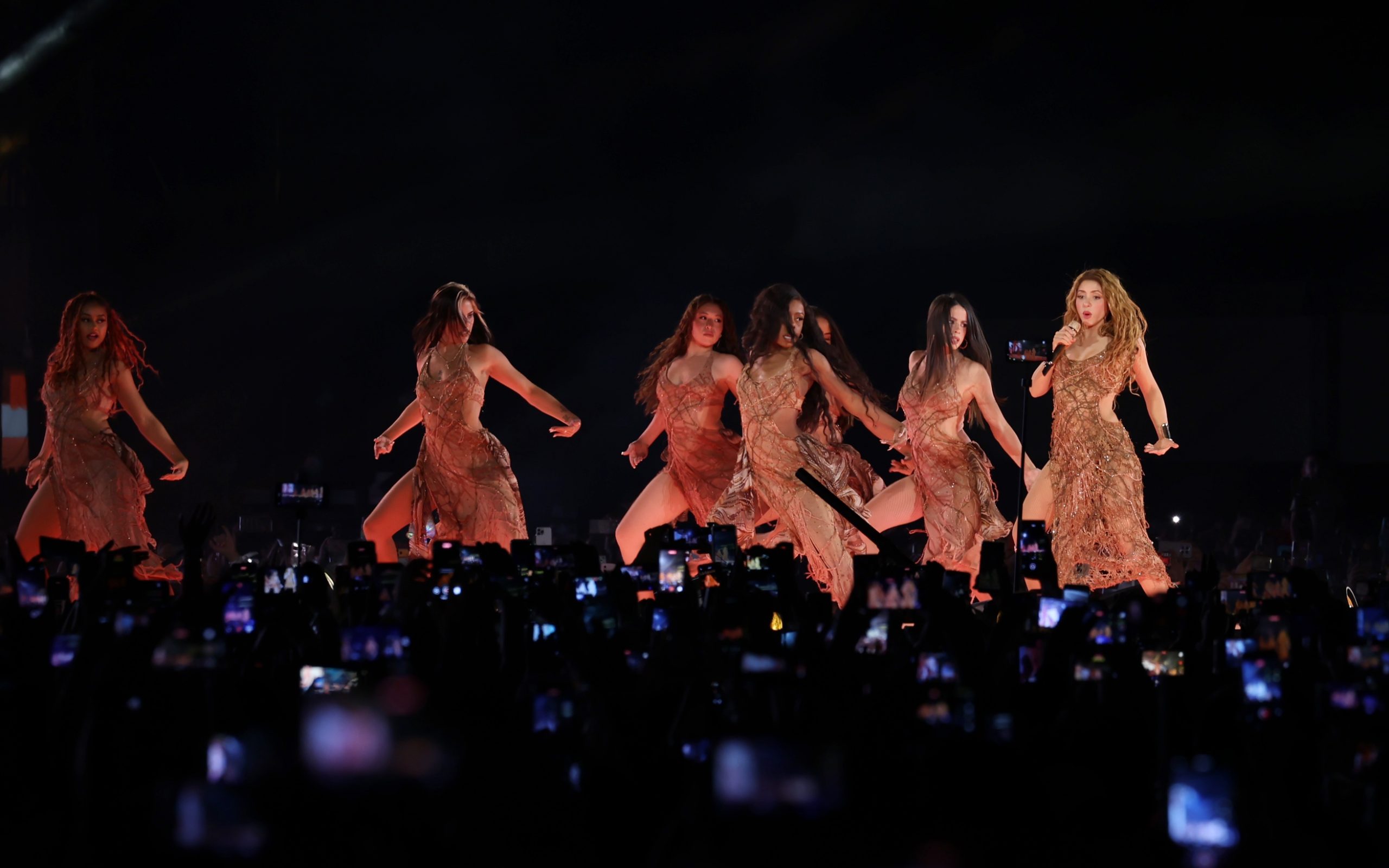 Concierto de Shakira en el Zócalo de la CDMX. Fotografía: La Isabel.