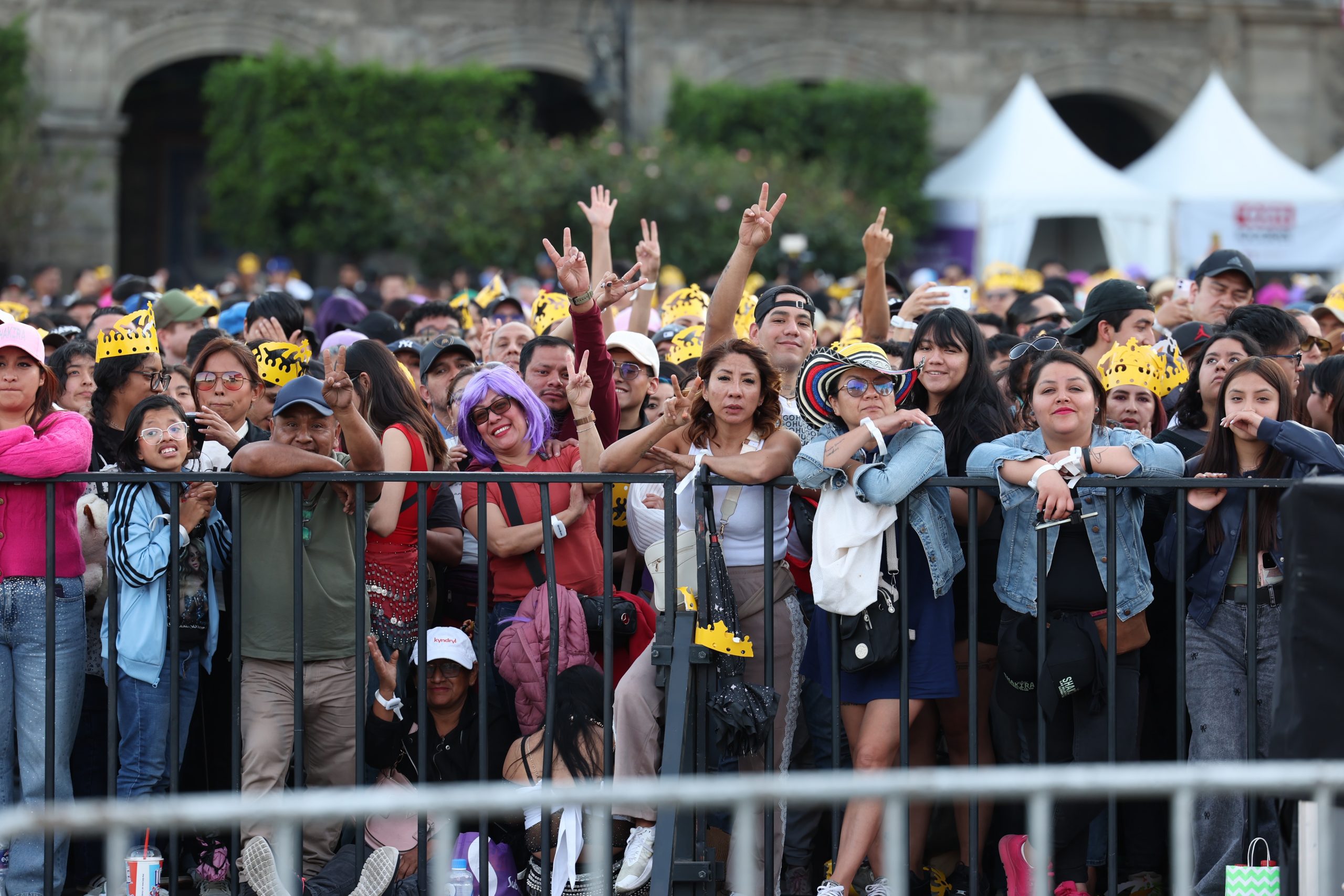 Concierto de Shakira en el Zócalo de la CDMX. Fotografía: La Isabel.