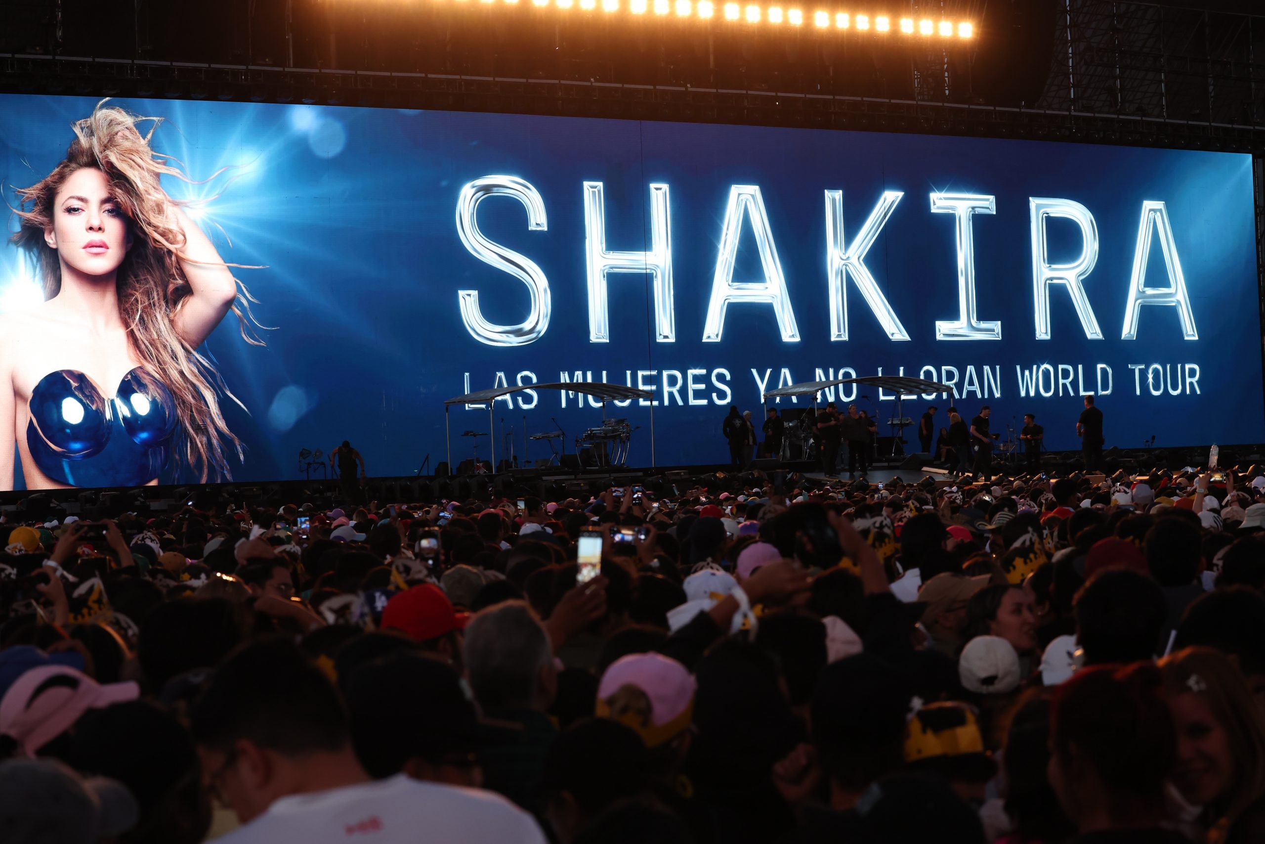 Concierto de Shakira en el Zócalo de la CDMX. Fotografía: La Isabel.