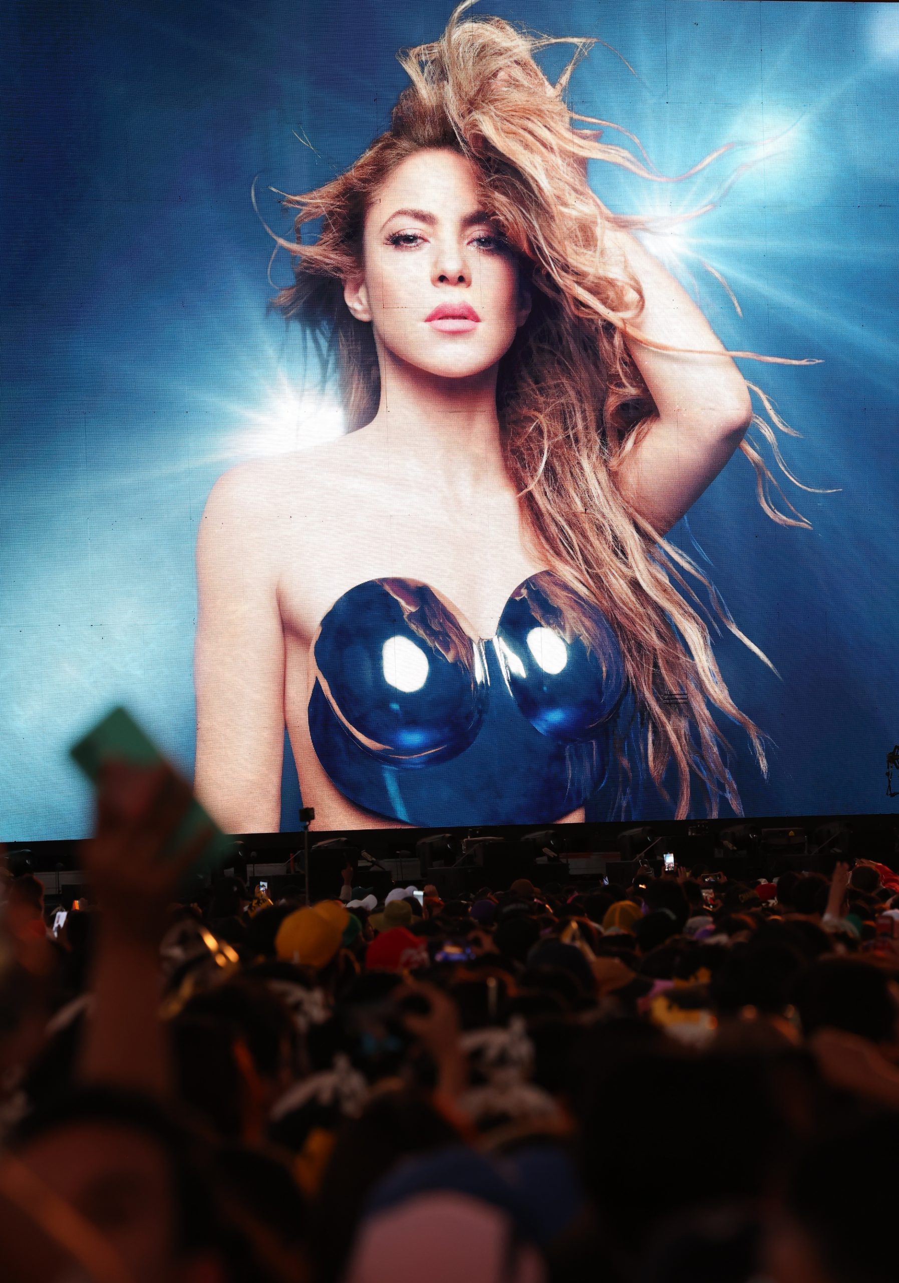 Concierto de Shakira en el Zócalo de la CDMX. Fotografía: La Isabel.