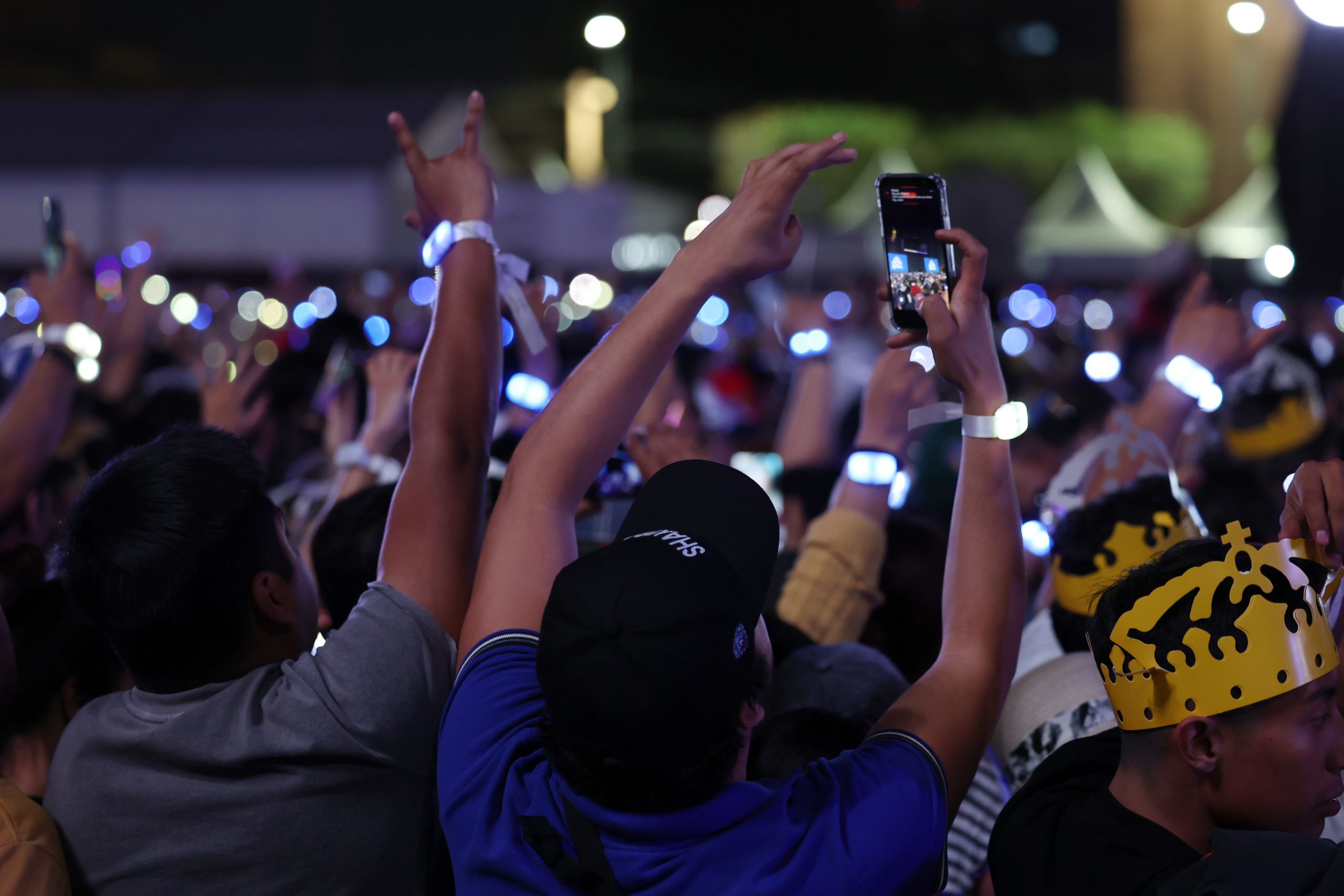Concierto de Shakira en el Zócalo de la CDMX. Fotografía: La Isabel.