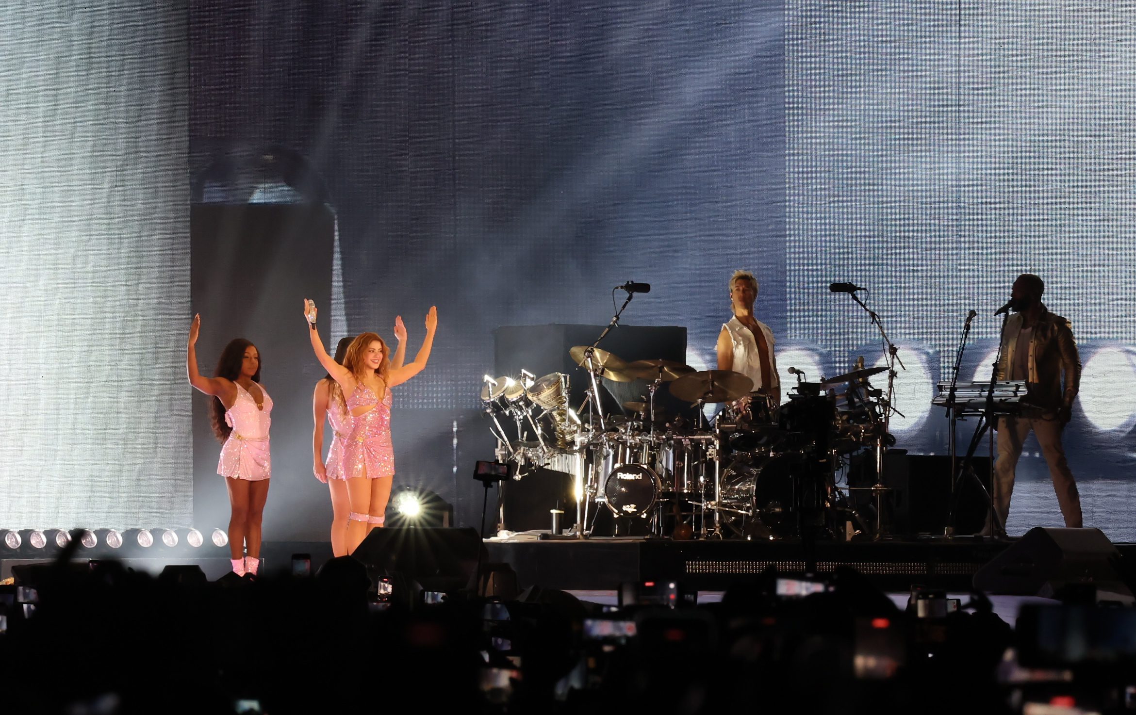 Concierto de Shakira en el Zócalo de la CDMX. Fotografía: La Isabel.