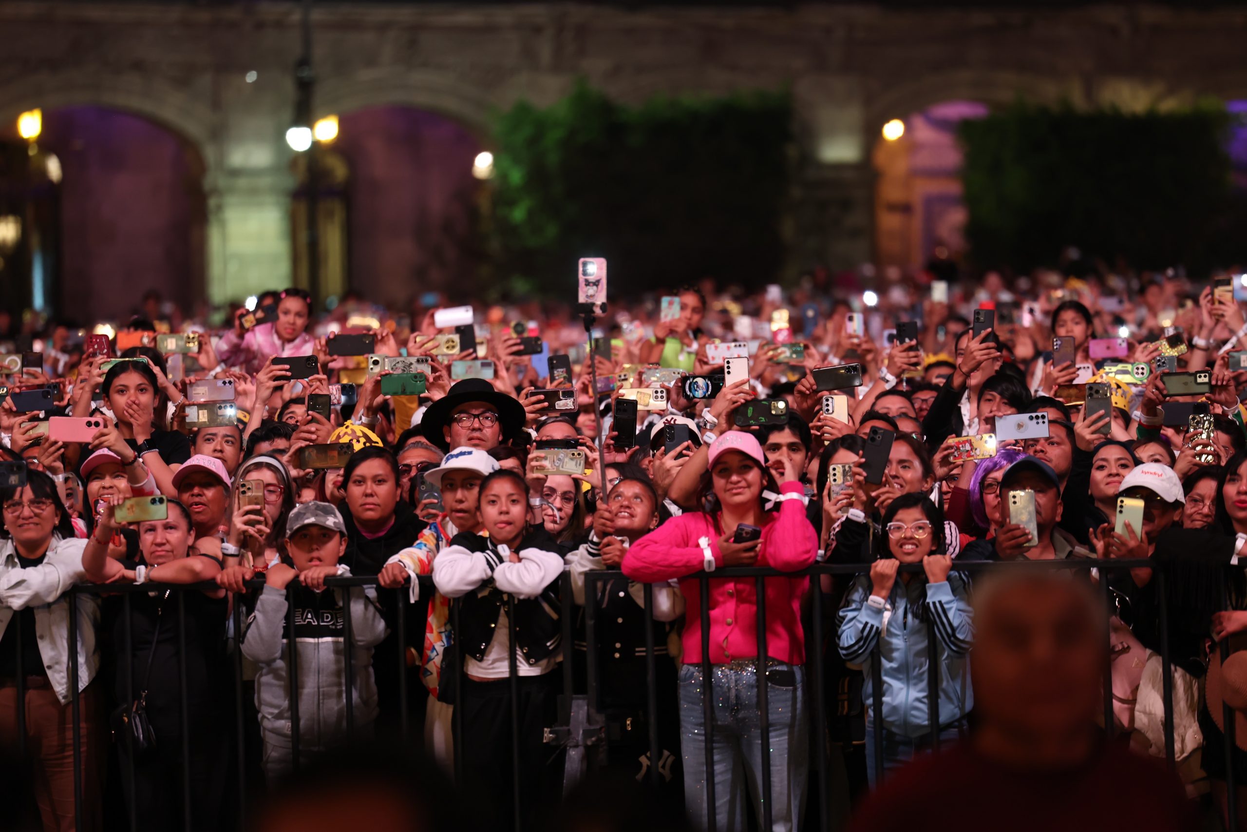 Concierto de Shakira en el Zócalo de la CDMX. Fotografía: La Isabel.