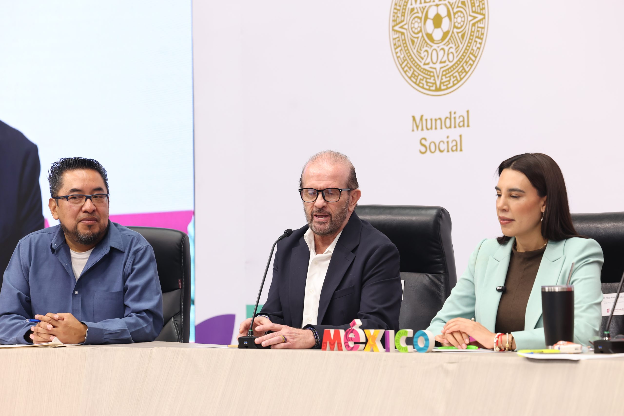 Conferencia de Prensa: Récord Guinness de la clase de fútbol más grande del mundo. Fotografía: La Isabel.