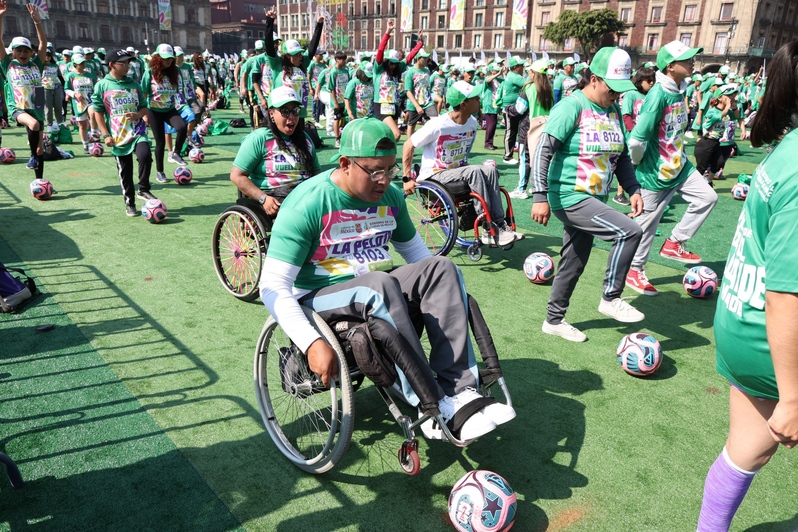 La Clase de Fútbol más grande del mundo, Récord Guinness. Fotografía: La Isabel.