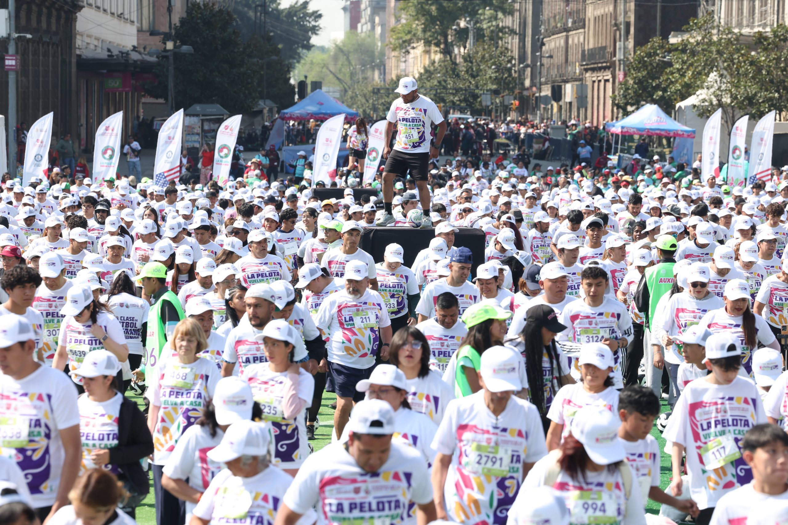 La Clase de Fútbol más grande del mundo, Récord Guinness. Fotografía: La Isabel.
