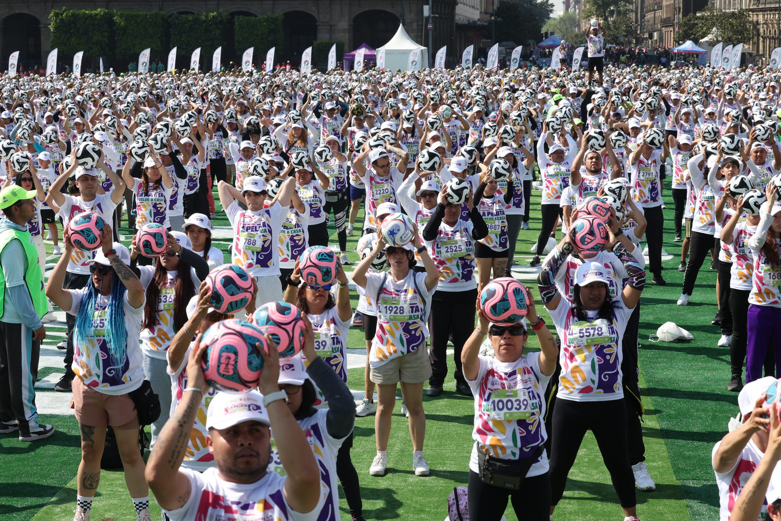 La Clase de Fútbol más grande del mundo, Récord Guinness. Fotografía: La Isabel.