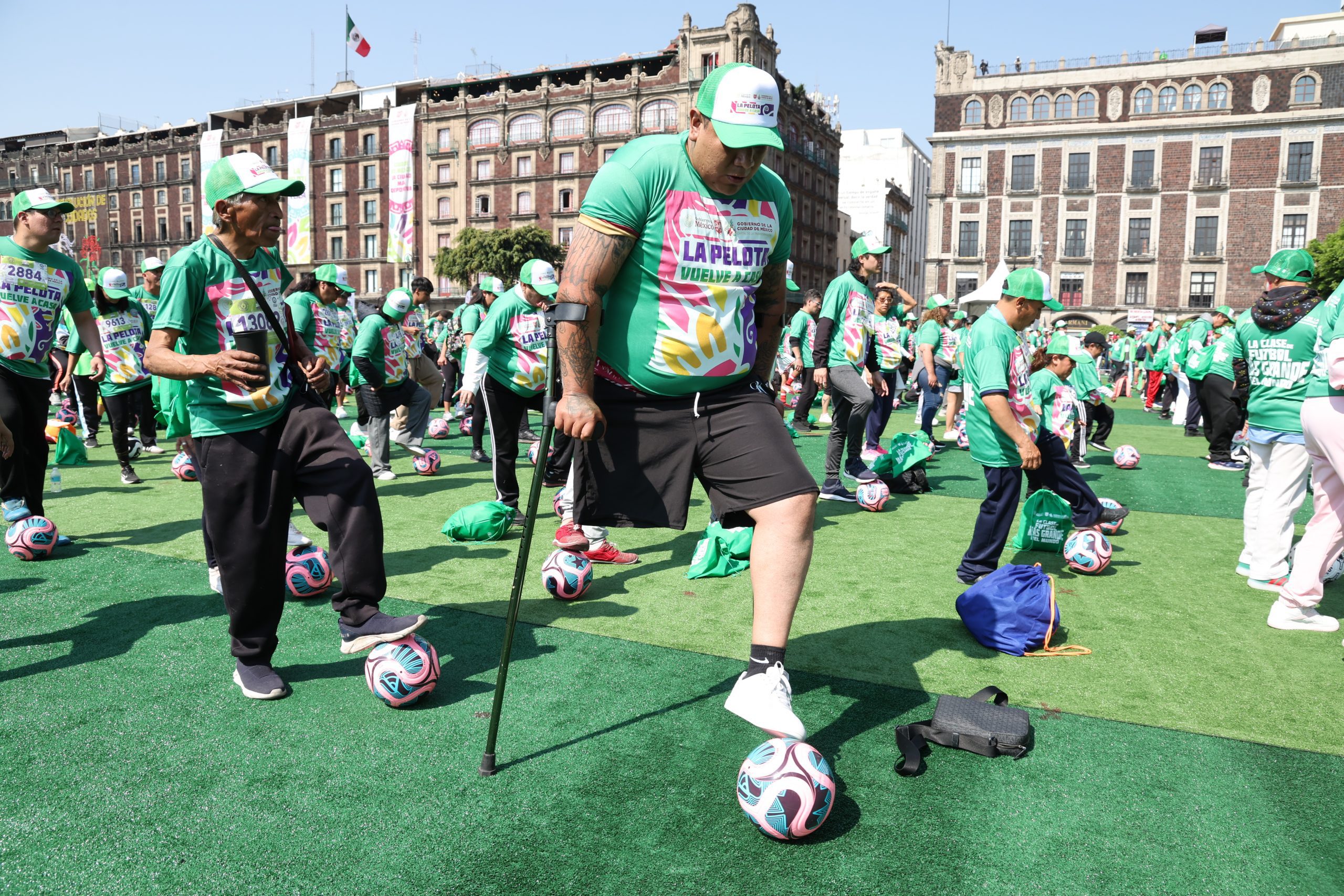 La Clase de Fútbol más grande del mundo, Récord Guinness. Fotografía: La Isabel.