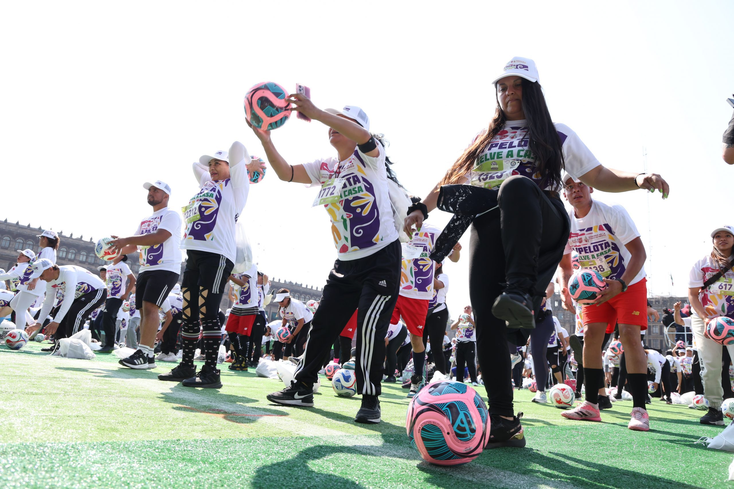 La Clase de Fútbol más grande del mundo, Récord Guinness. Fotografía: La Isabel.