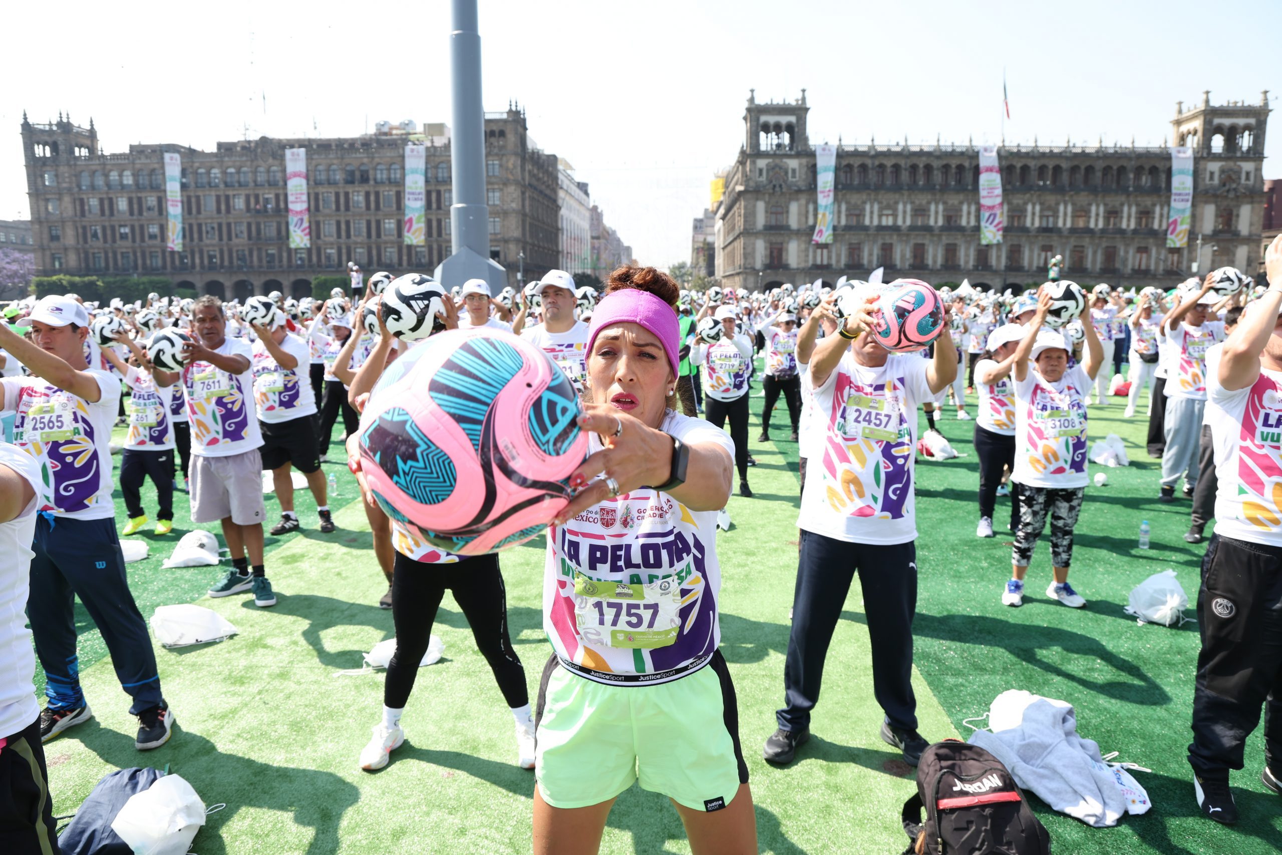 La Clase de Fútbol más grande del mundo, Récord Guinness. Fotografía: La Isabel.
