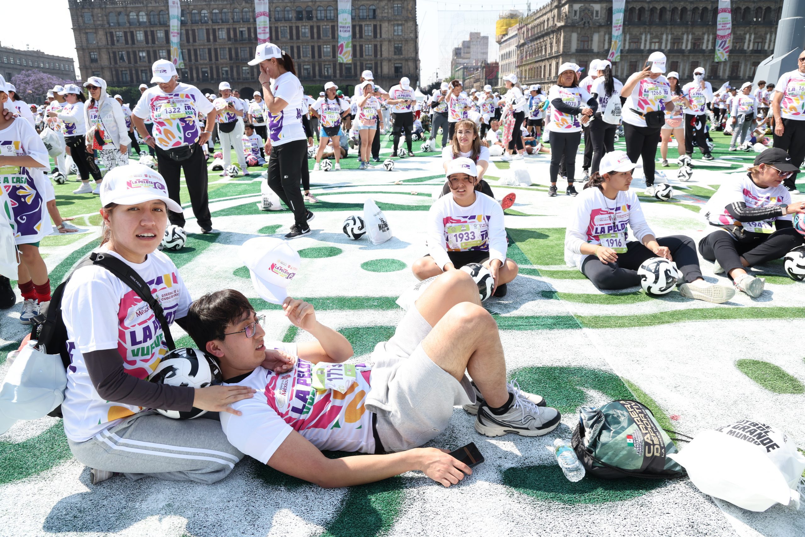 La Clase de Fútbol más grande del mundo, Récord Guinness. Fotografía: La Isabel.