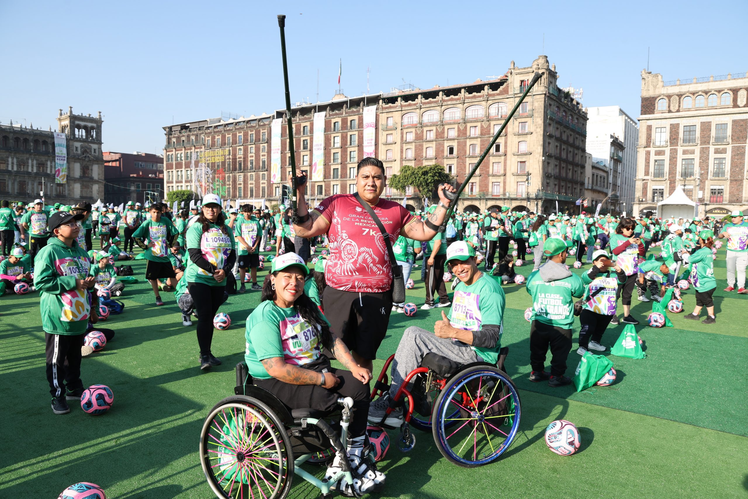 La Clase de Fútbol más grande del mundo, Récord Guinness. Fotografía: La Isabel.