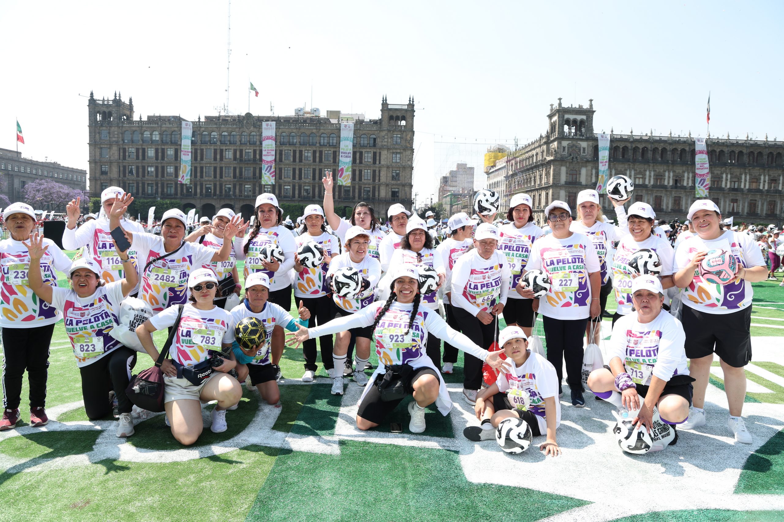 La Clase de Fútbol más grande del mundo, Récord Guinness. Fotografía: La Isabel.