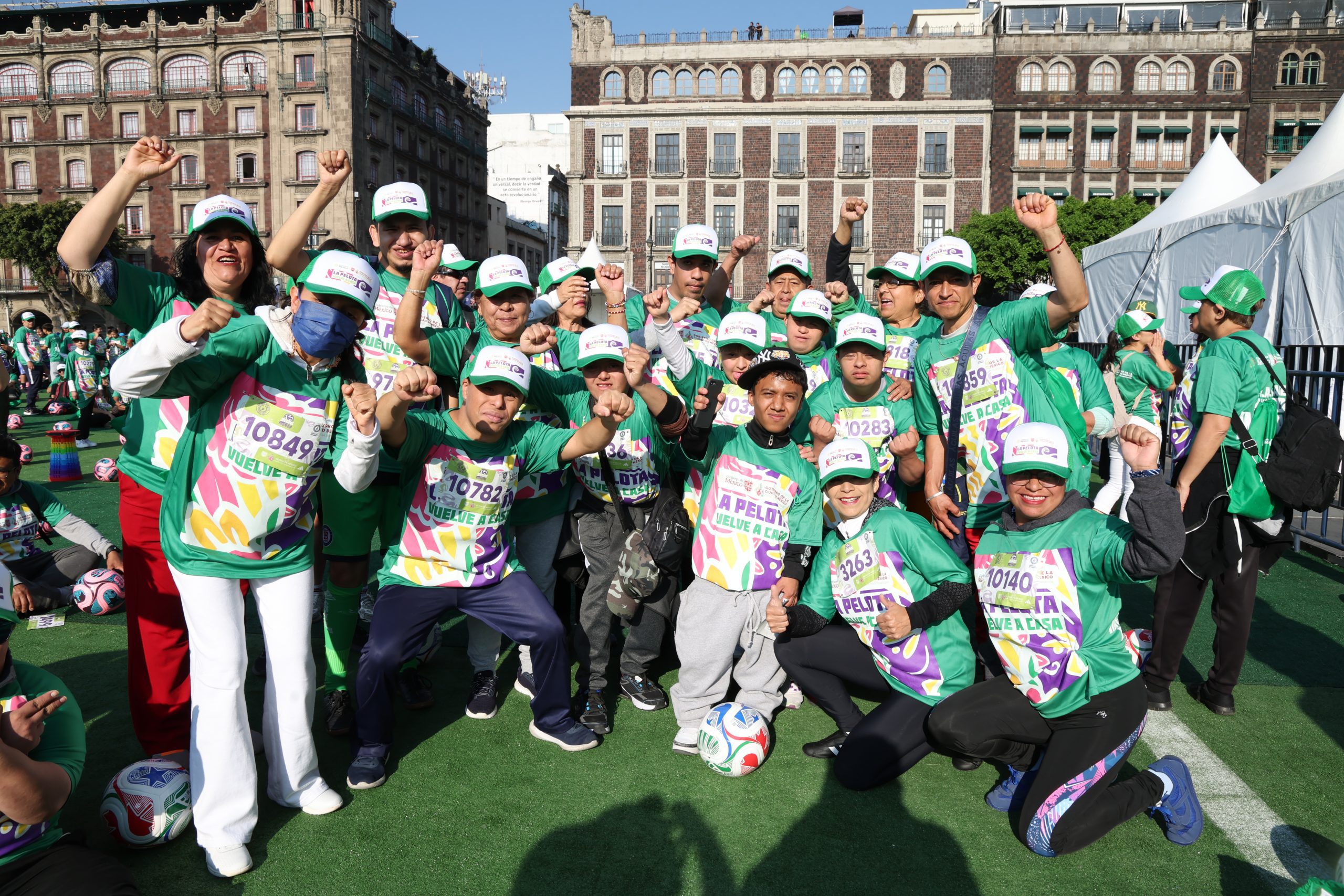 La Clase de Fútbol más grande del mundo, Récord Guinness. Fotografía: La Isabel.