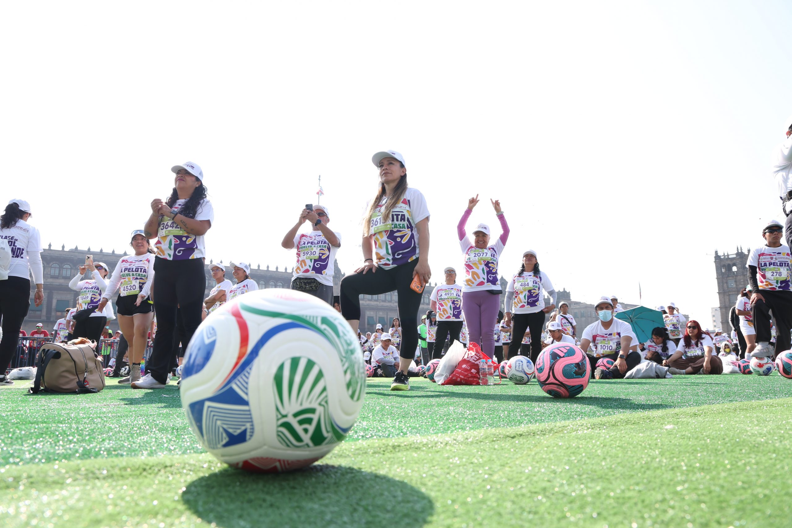 La Clase de Fútbol más grande del mundo, Récord Guinness. Fotografía: La Isabel.