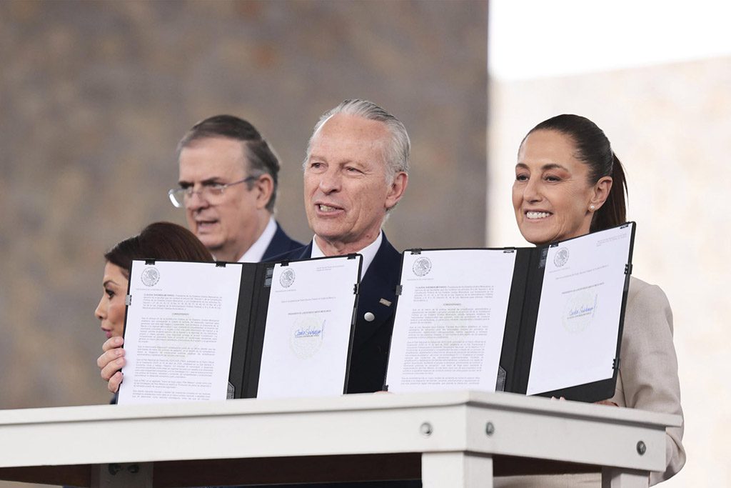 Miguel Hidalgo, Ciudad de México. 4 de mayo 2026. La presidenta constitucional de los Estados Unidos Mexicanos, la Doctora Claudia Sheinbaum Pardo en Plan México fortalece inversiones. Foto: /Presidencia